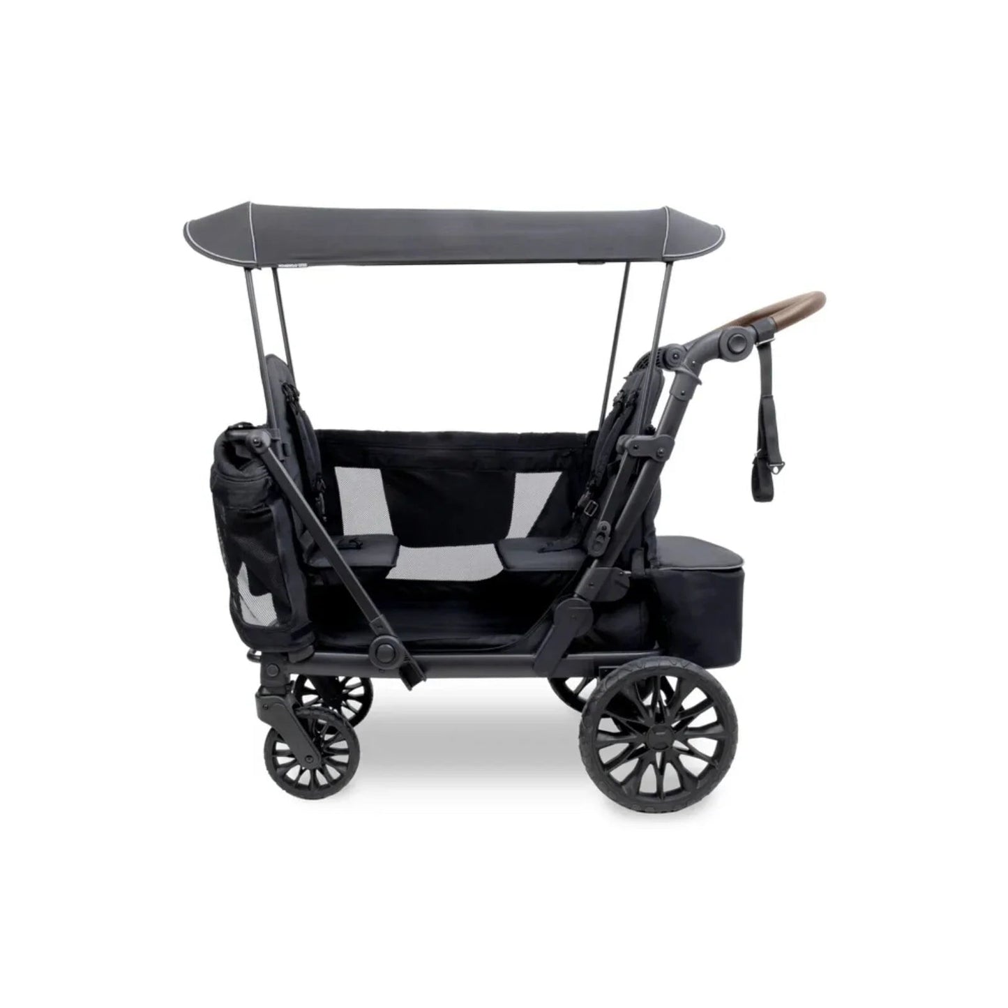 Wonderfold L2 Quad Stroller Wagon - Black - mezetto ebebek ebebek