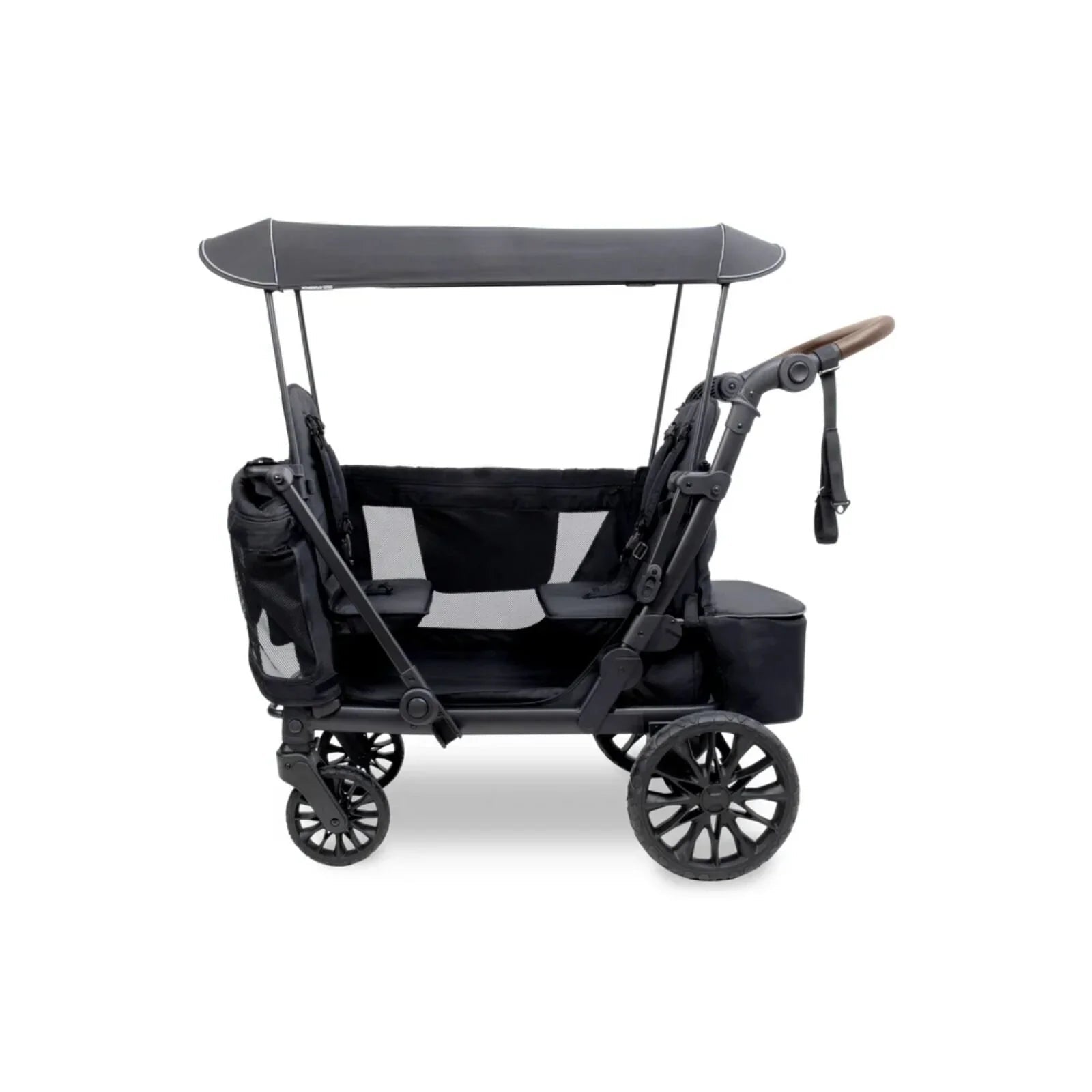 Wonderfold L2 Quad Stroller Wagon - Black - mezetto ebebek ebebek