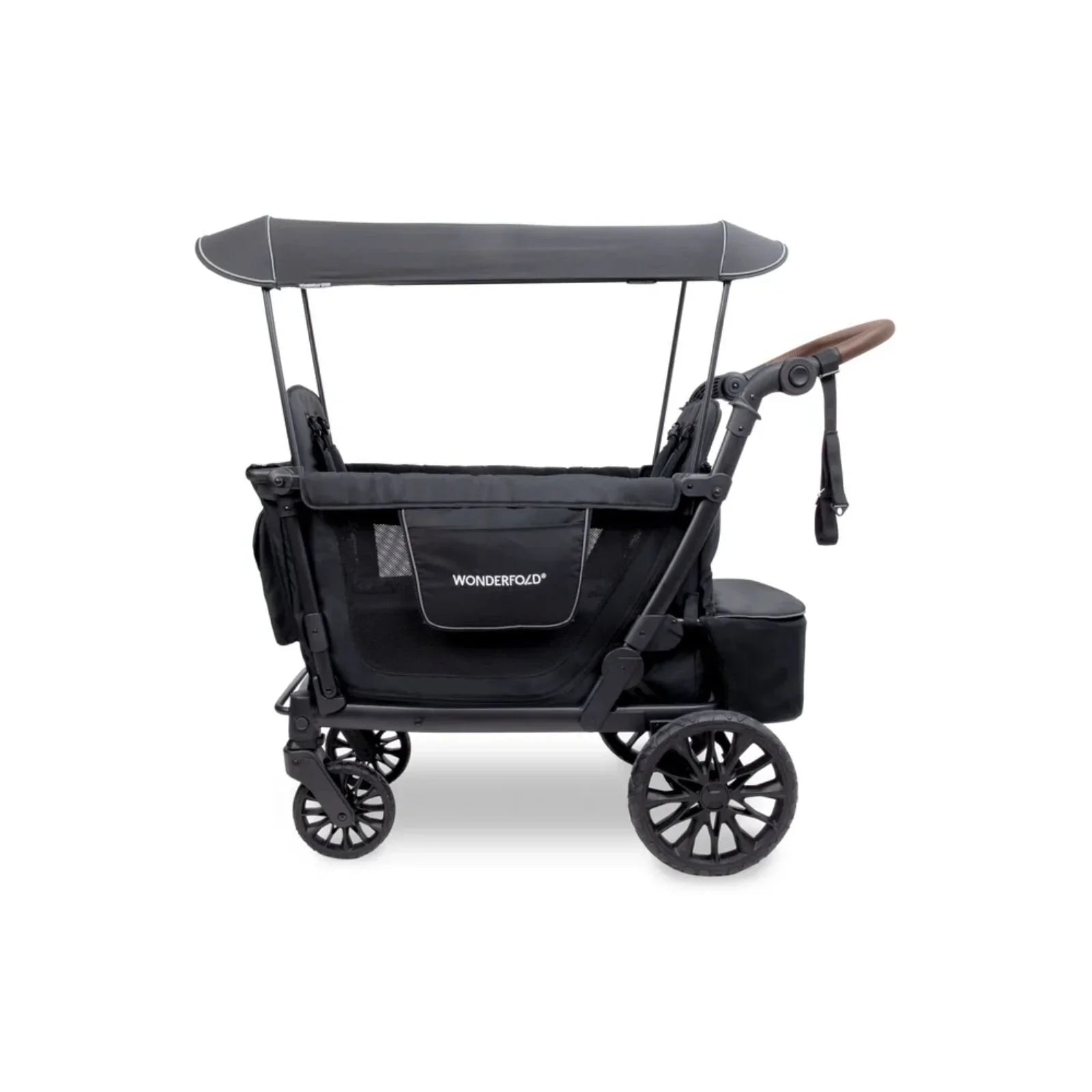 Wonderfold L2 Quad Stroller Wagon - Black - mezetto ebebek ebebek