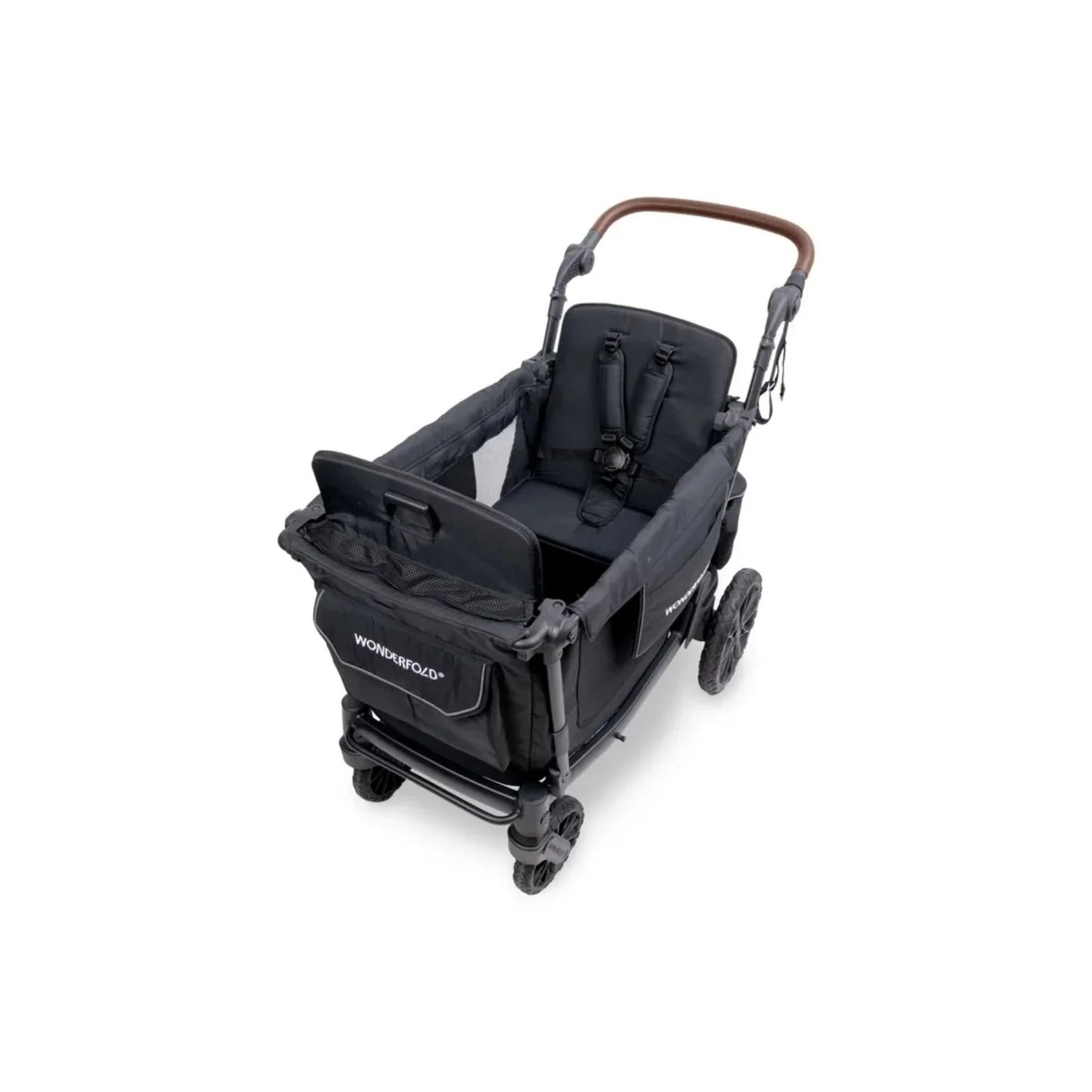 Wonderfold L2 Quad Stroller Wagon - Black - mezetto ebebek ebebek