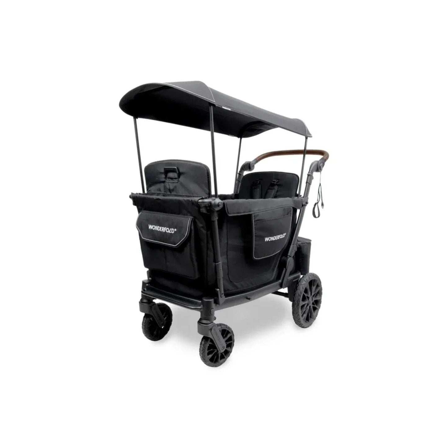 Wonderfold L2 Quad Stroller Wagon - Black - mezetto ebebek ebebek