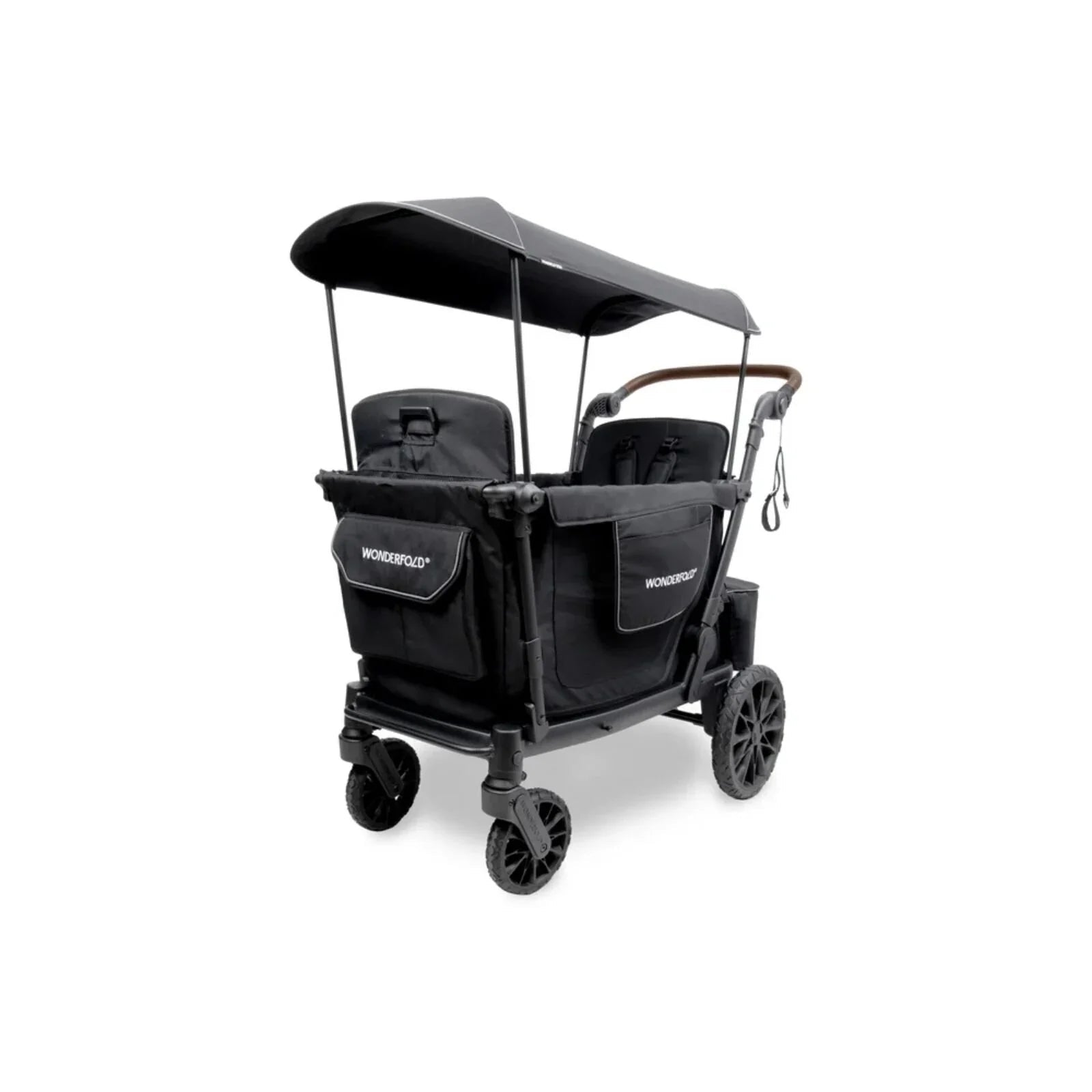 Wonderfold L2 Quad Stroller Wagon - Black - mezetto ebebek ebebek