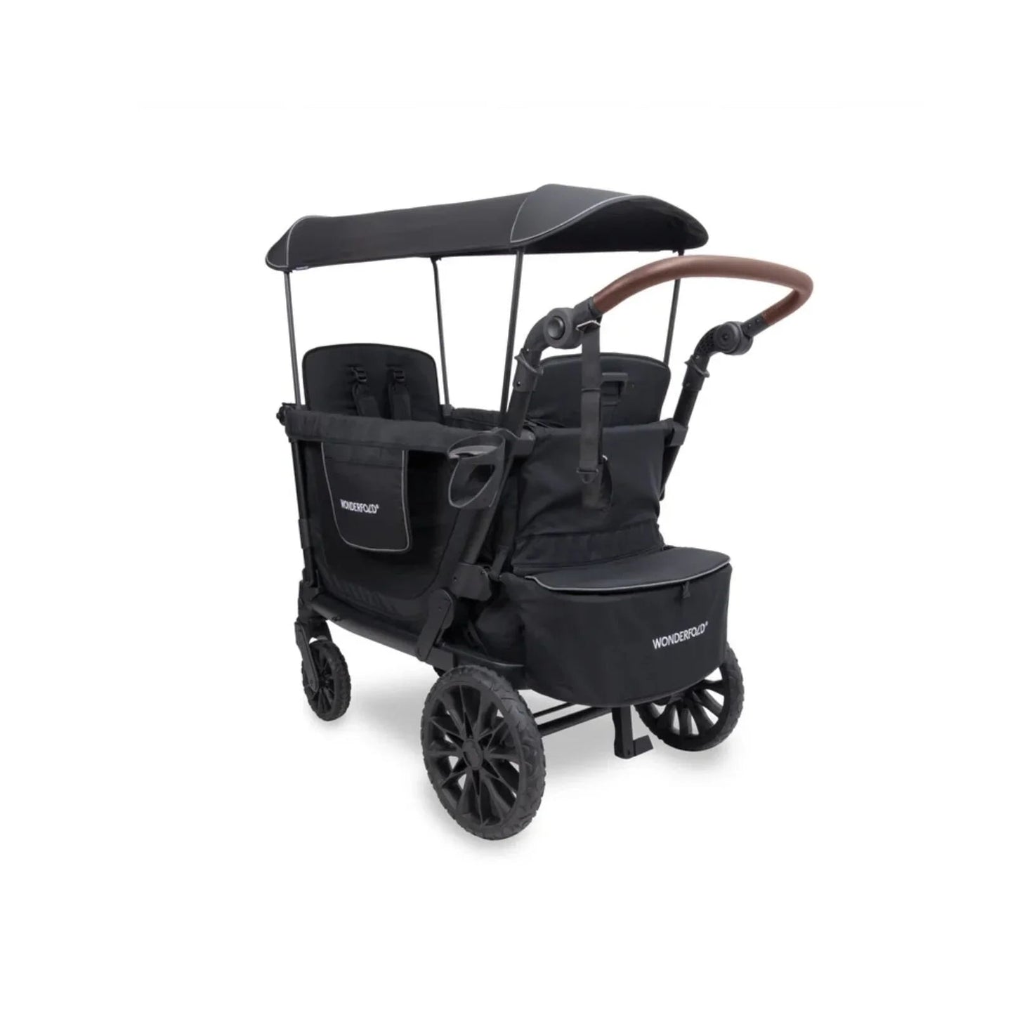 Wonderfold L2 Quad Stroller Wagon - Black - mezetto ebebek ebebek