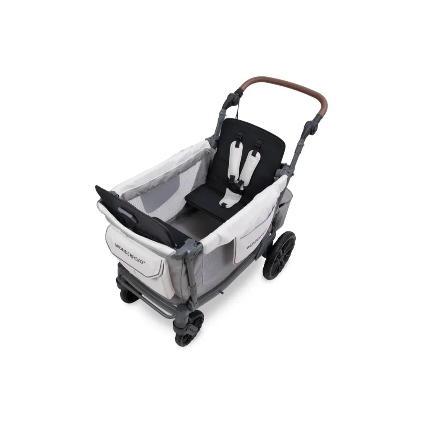 Wonderfold L2 Quad Stroller Wagon - Grey - mezetto ebebek ebebek