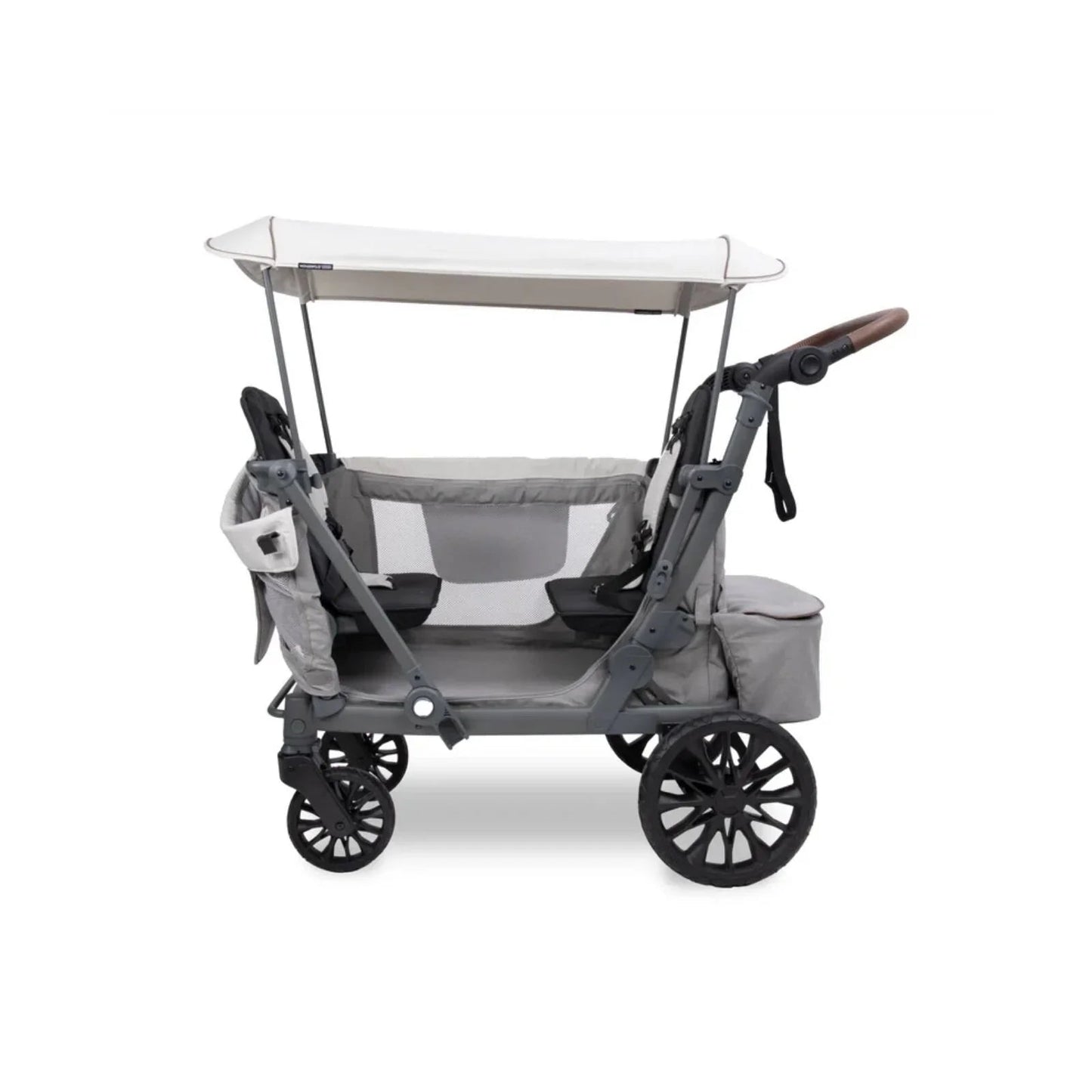 Wonderfold L2 Quad Stroller Wagon - Grey - mezetto ebebek ebebek