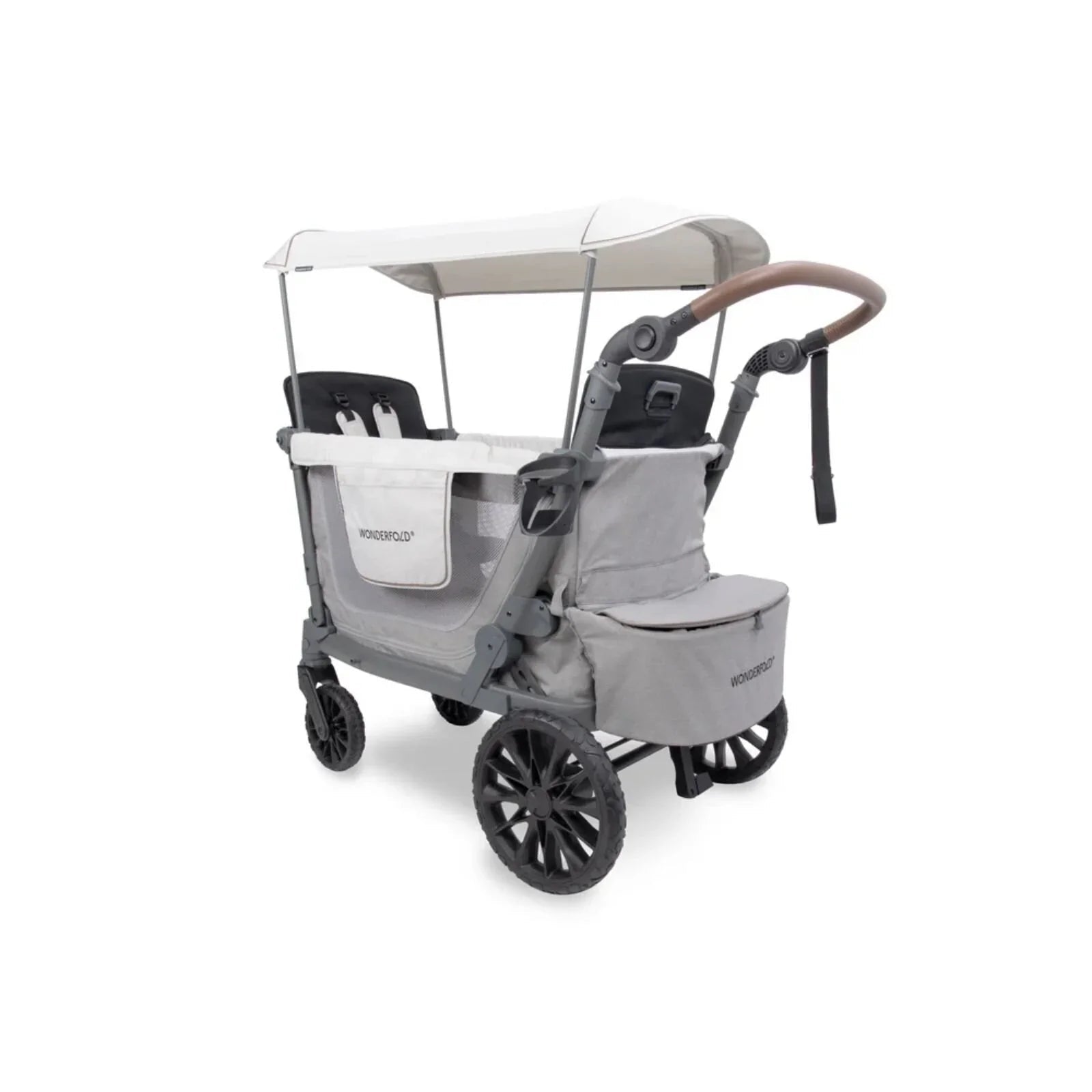 Wonderfold L2 Quad Stroller Wagon - Grey - mezetto ebebek ebebek
