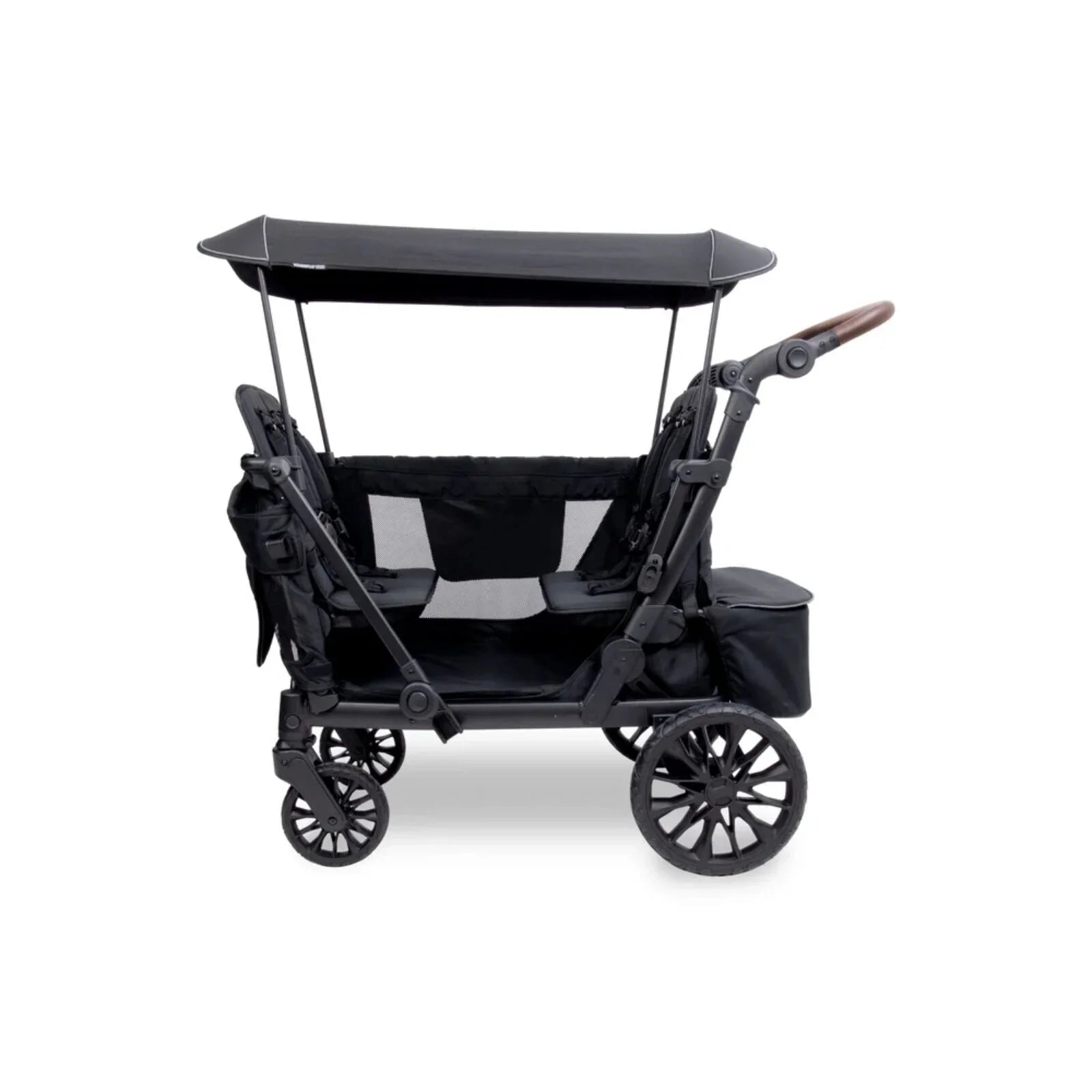 Wonderfold L4 Quad Stroller Wagon - Black - mezetto ebebek ebebek