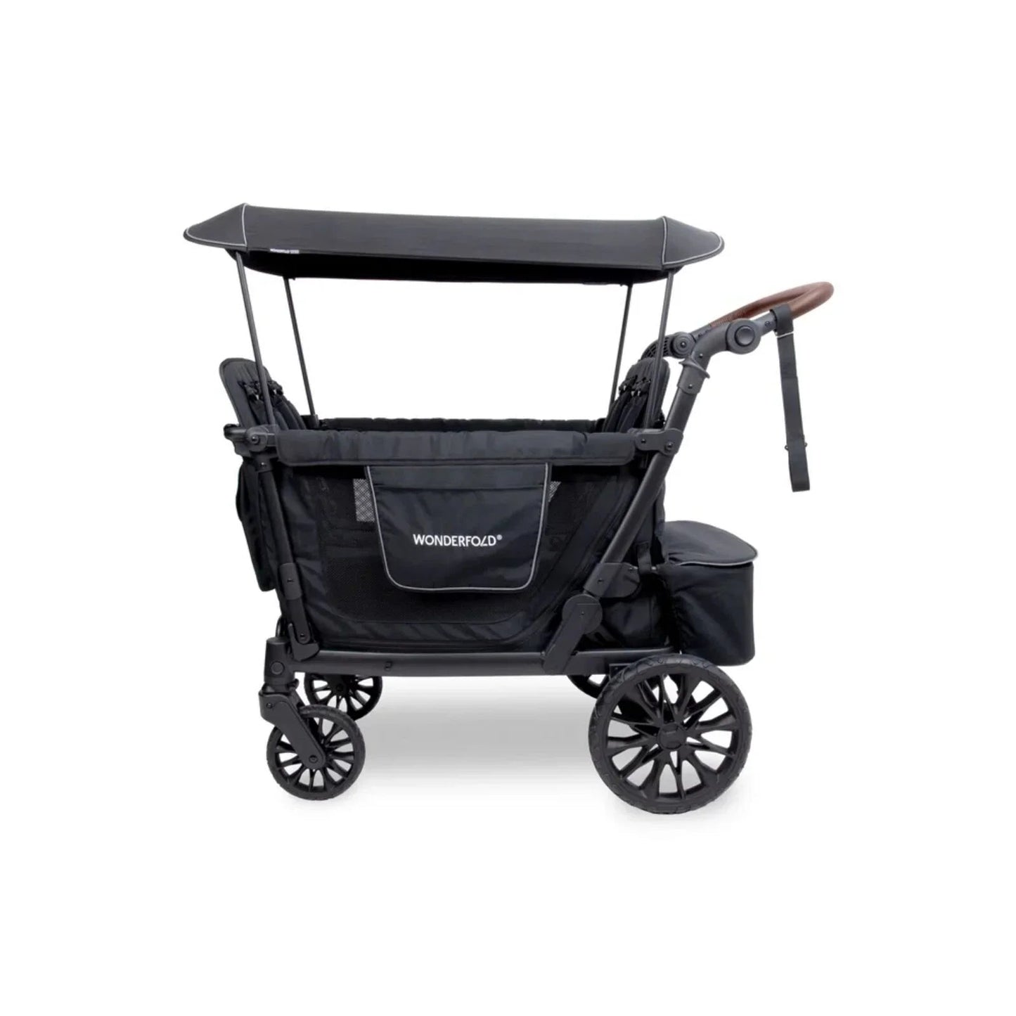 Wonderfold L4 Quad Stroller Wagon - Black - mezetto ebebek ebebek