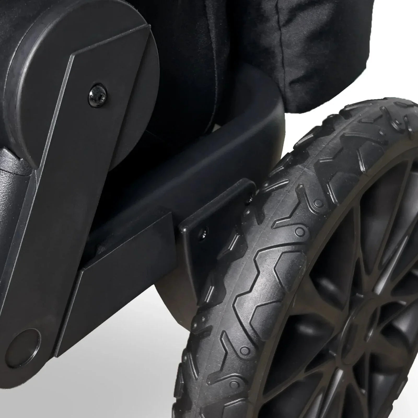 Wonderfold L4 Quad Stroller Wagon - Black - mezetto ebebek ebebek