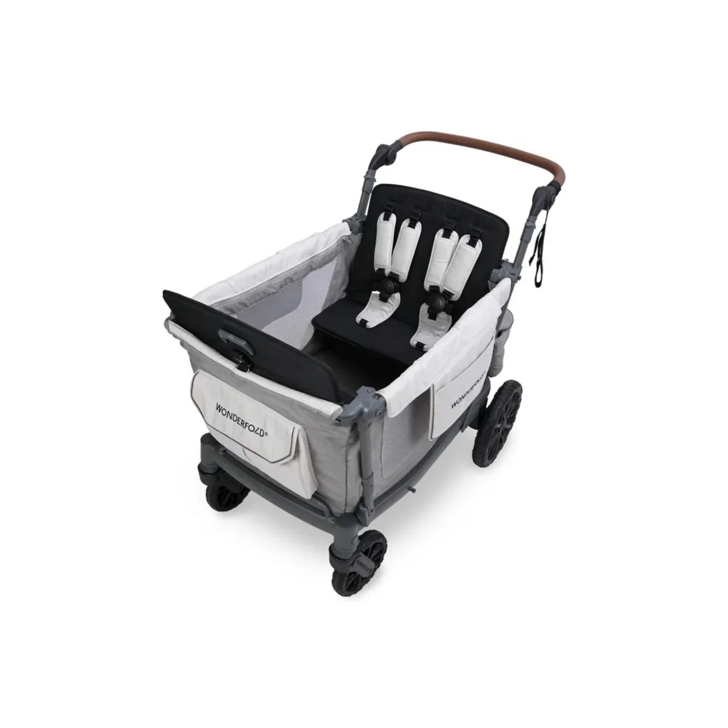 Wonderfold L4 Quad Stroller Wagon - Grey - mezetto ebebek ebebek
