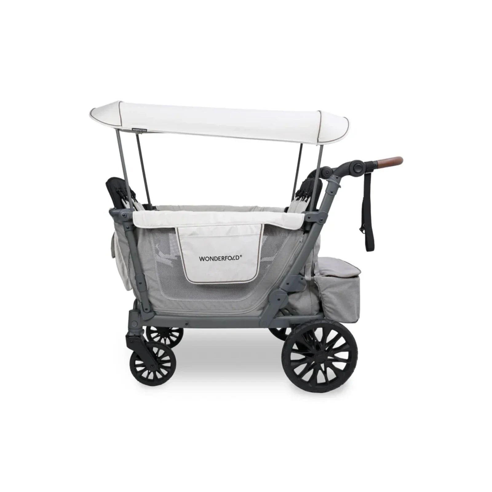 Wonderfold L4 Quad Stroller Wagon - Grey - mezetto ebebek ebebek
