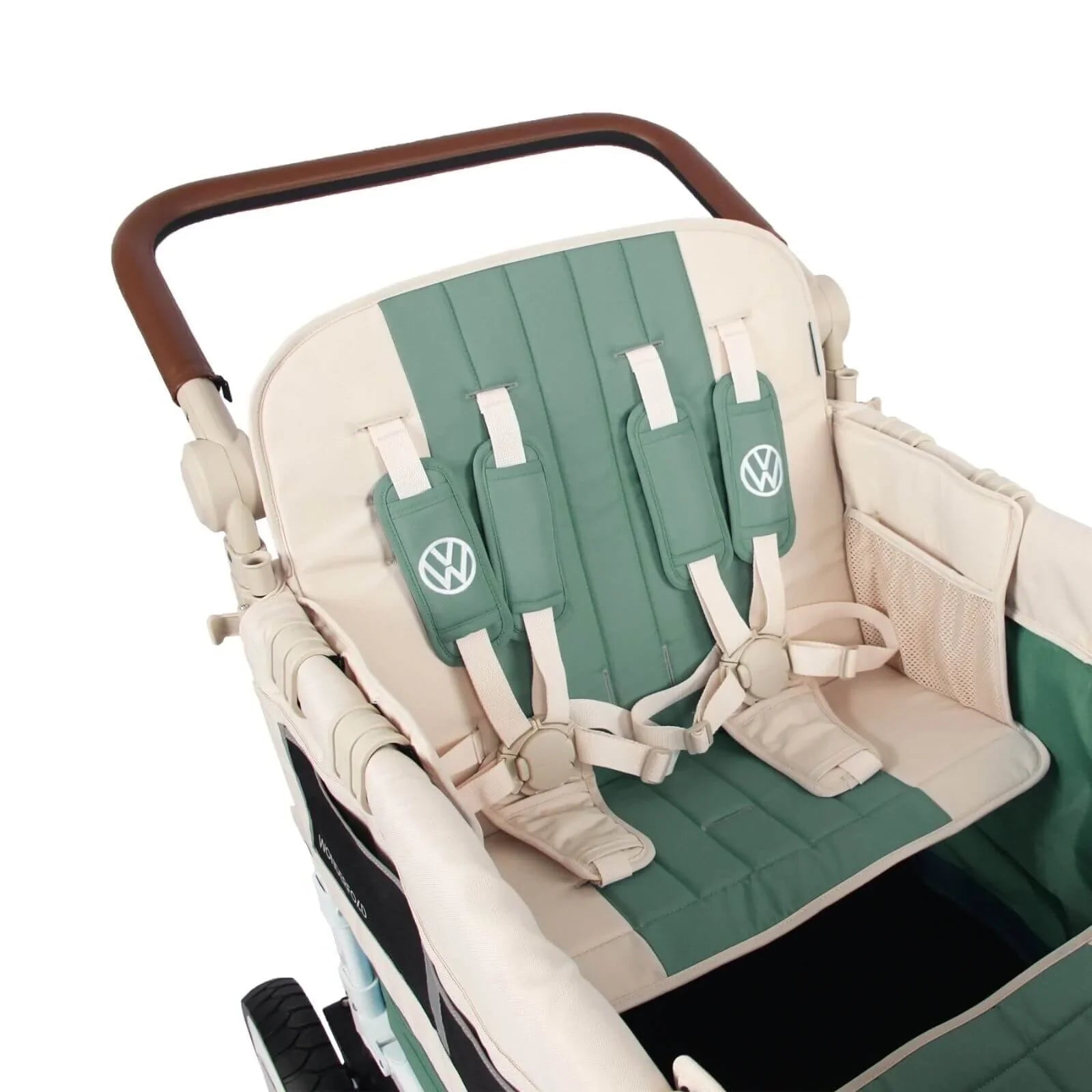 Wonderfold VW4 Volkswagen Stroller Wagon - Green - mezetto ebebek ebebek