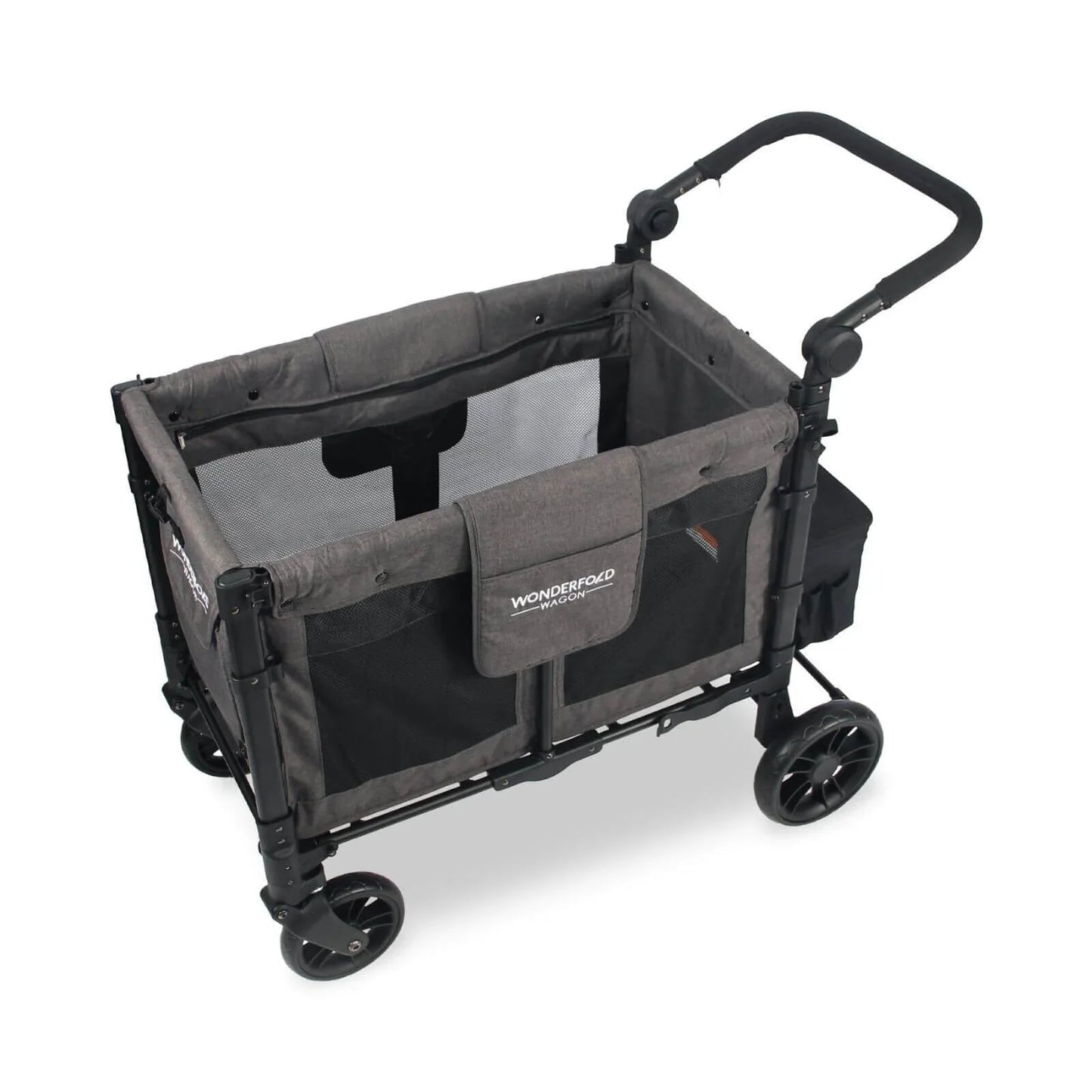 Wonderfold W2 Elite Double Stroller Wagon - Charcoal Grey - mezetto ebebek ebebek
