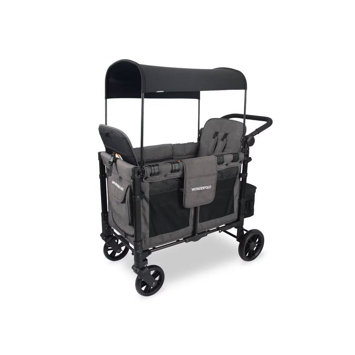 Wonderfold W2 Elite Pro Stroller Wagon - Charcoal Grey - mezetto ebebek ebebek