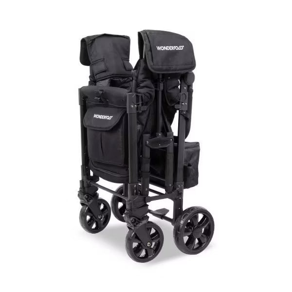 Wonderfold W2 Elite Pro Stroller Wagon - Jet Black - mezetto ebebek ebebek