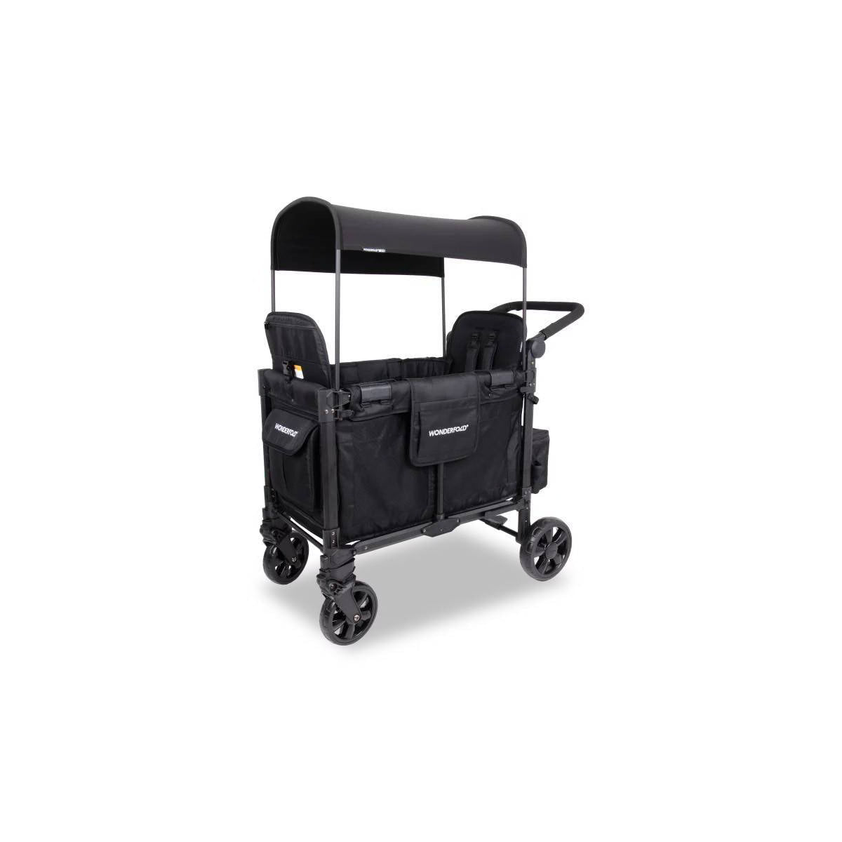 Wonderfold W2 Elite Pro Stroller Wagon - Jet Black - mezetto ebebek ebebek