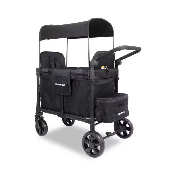 Wonderfold W2 Elite Pro Stroller Wagon - Jet Black - mezetto ebebek ebebek