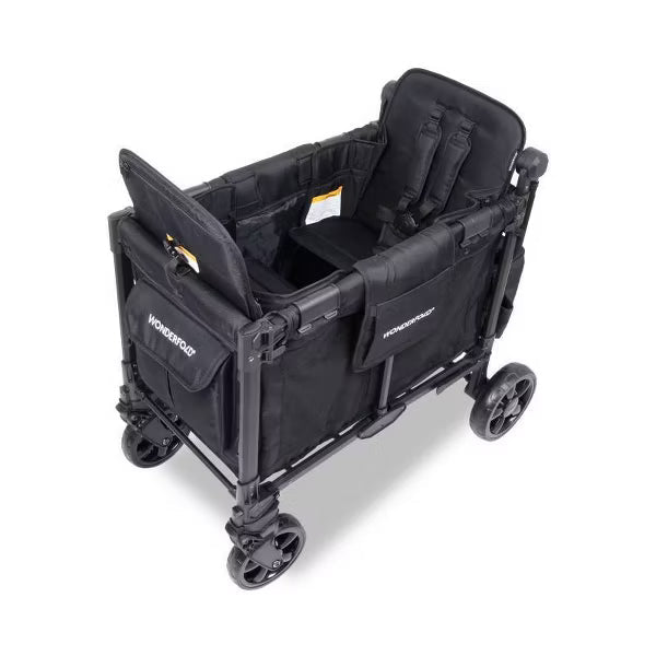 Wonderfold W2 Elite Pro Stroller Wagon - Jet Black - mezetto ebebek ebebek