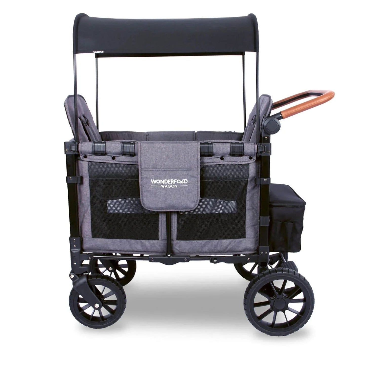 Wonderfold W2 Luxe Double Wagon - Charcoal Grey - mezetto ebebek ebebek