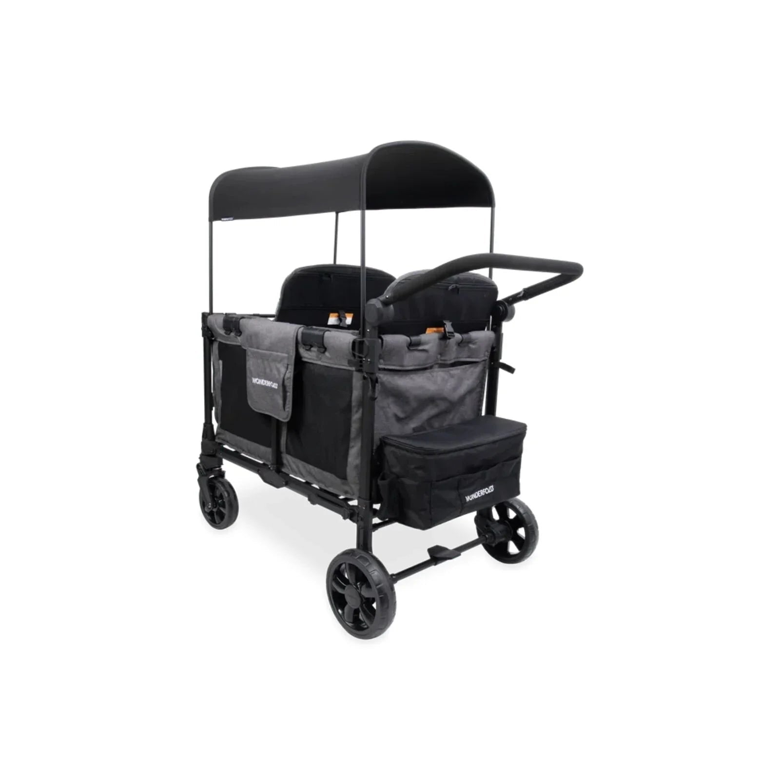 Wonderfold W4 Elite Pro Stroller Wagon - Charcoal Grey - mezetto ebebek ebebek