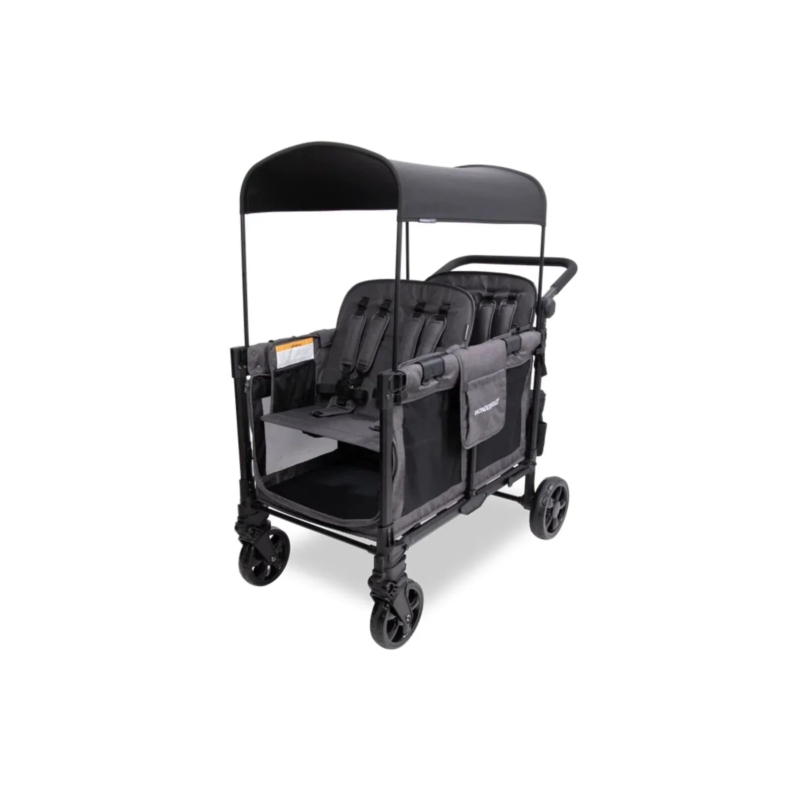 Wonderfold W4 Elite Pro Stroller Wagon - Charcoal Grey - mezetto ebebek ebebek