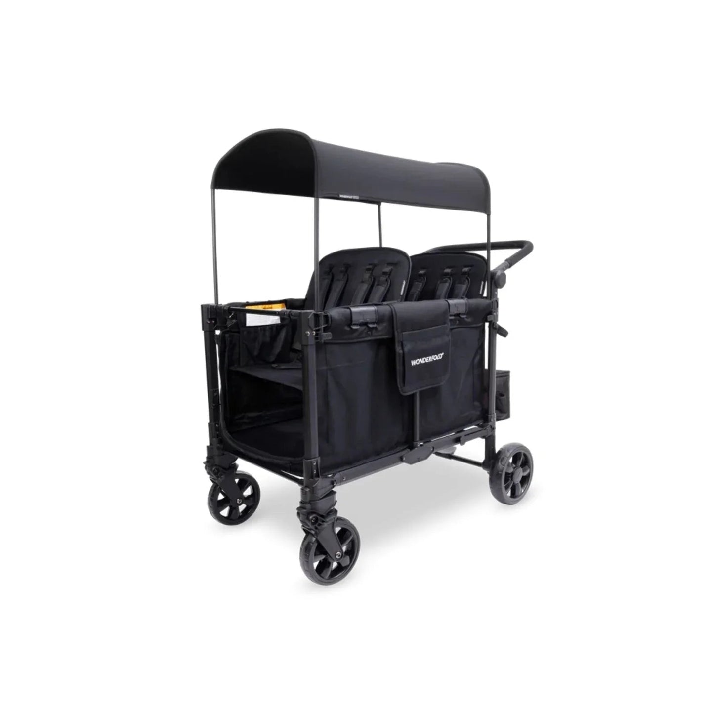 Wonderfold W4 Elite Pro Stroller Wagon - Jet Black - mezetto ebebek ebebek