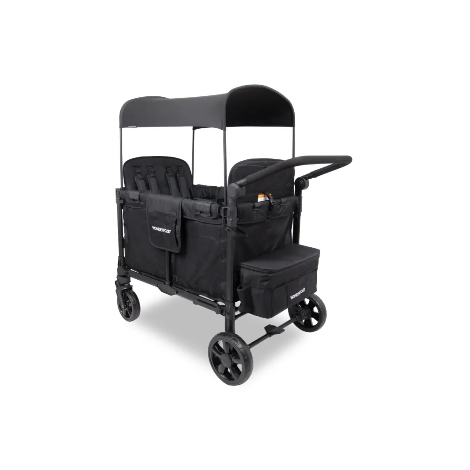 Wonderfold W4 Elite Pro Stroller Wagon - Jet Black - mezetto ebebek ebebek