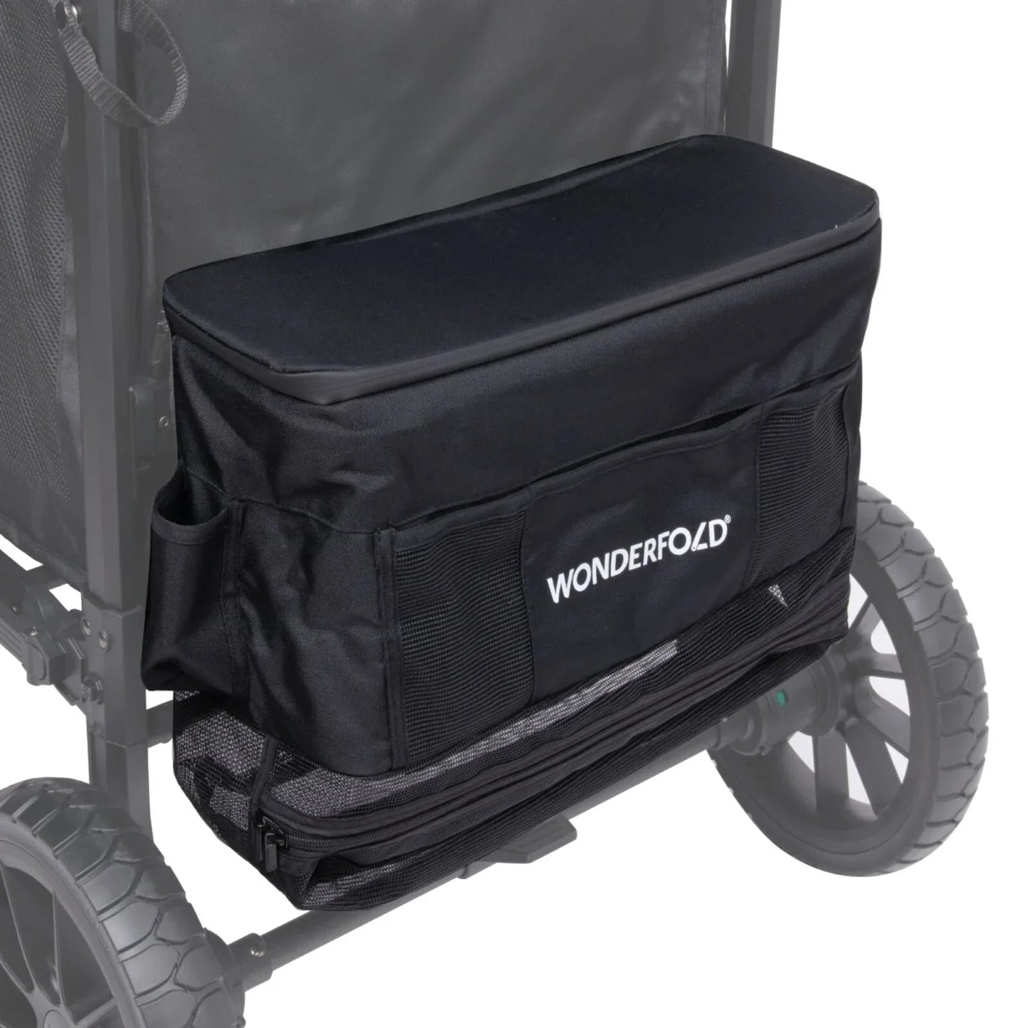 Wonderfold W4 Elite Pro Stroller Wagon - Jet Black - mezetto ebebek ebebek
