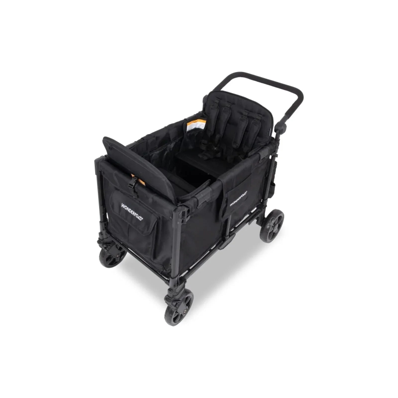 Wonderfold W4 Elite Pro Stroller Wagon - Jet Black - mezetto ebebek ebebek