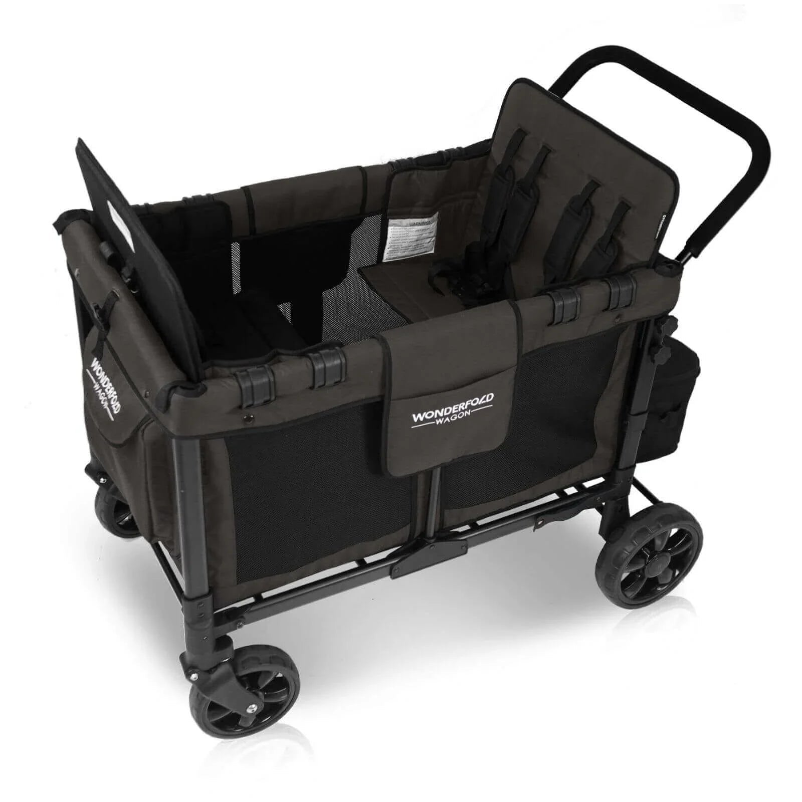 Wonderfold W4 Original Stroller Wagon - Volcanic Black - mezetto ebebek ebebek