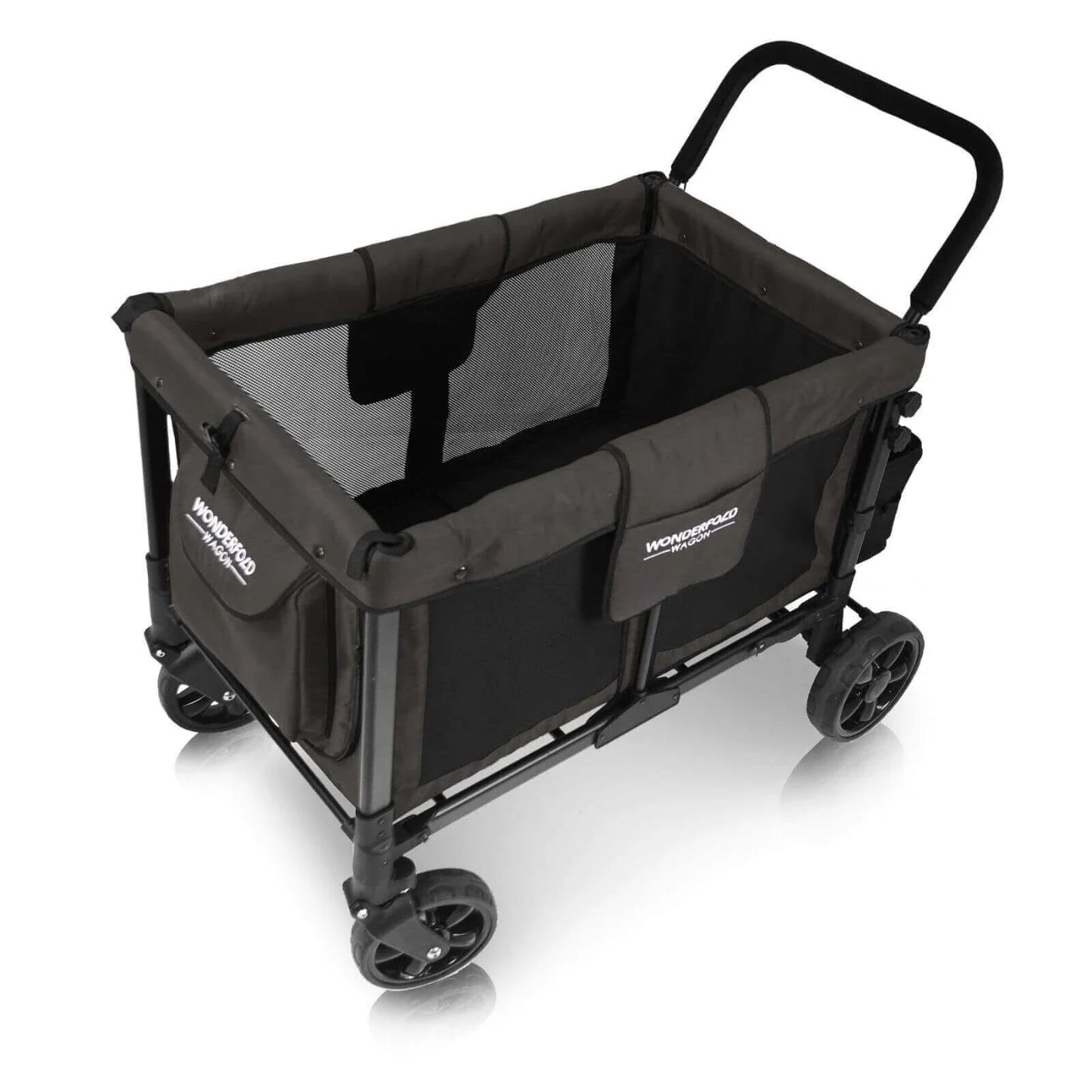 Wonderfold W4 Original Stroller Wagon - Volcanic Black - mezetto ebebek ebebek