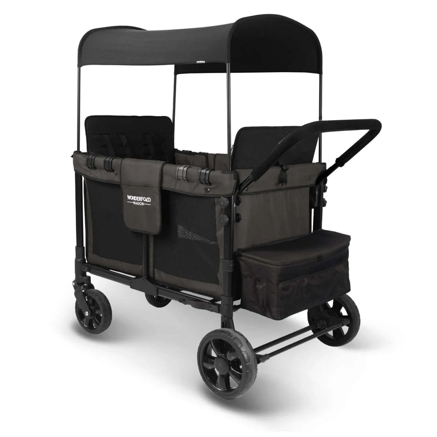 Wonderfold W4 Original Stroller Wagon - Volcanic Black - mezetto ebebek ebebek