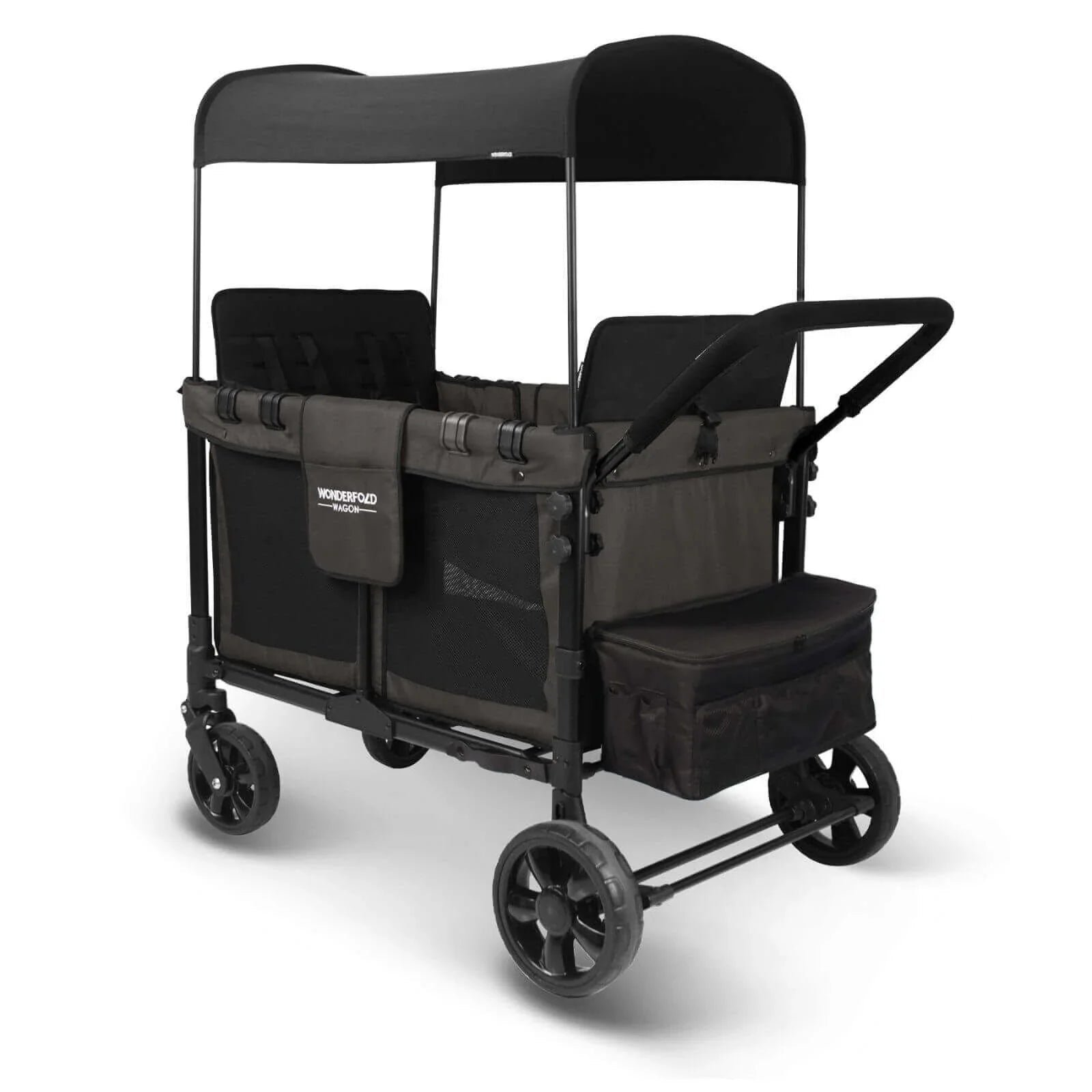 Wonderfold W4 Original Stroller Wagon - Volcanic Black - mezetto ebebek ebebek