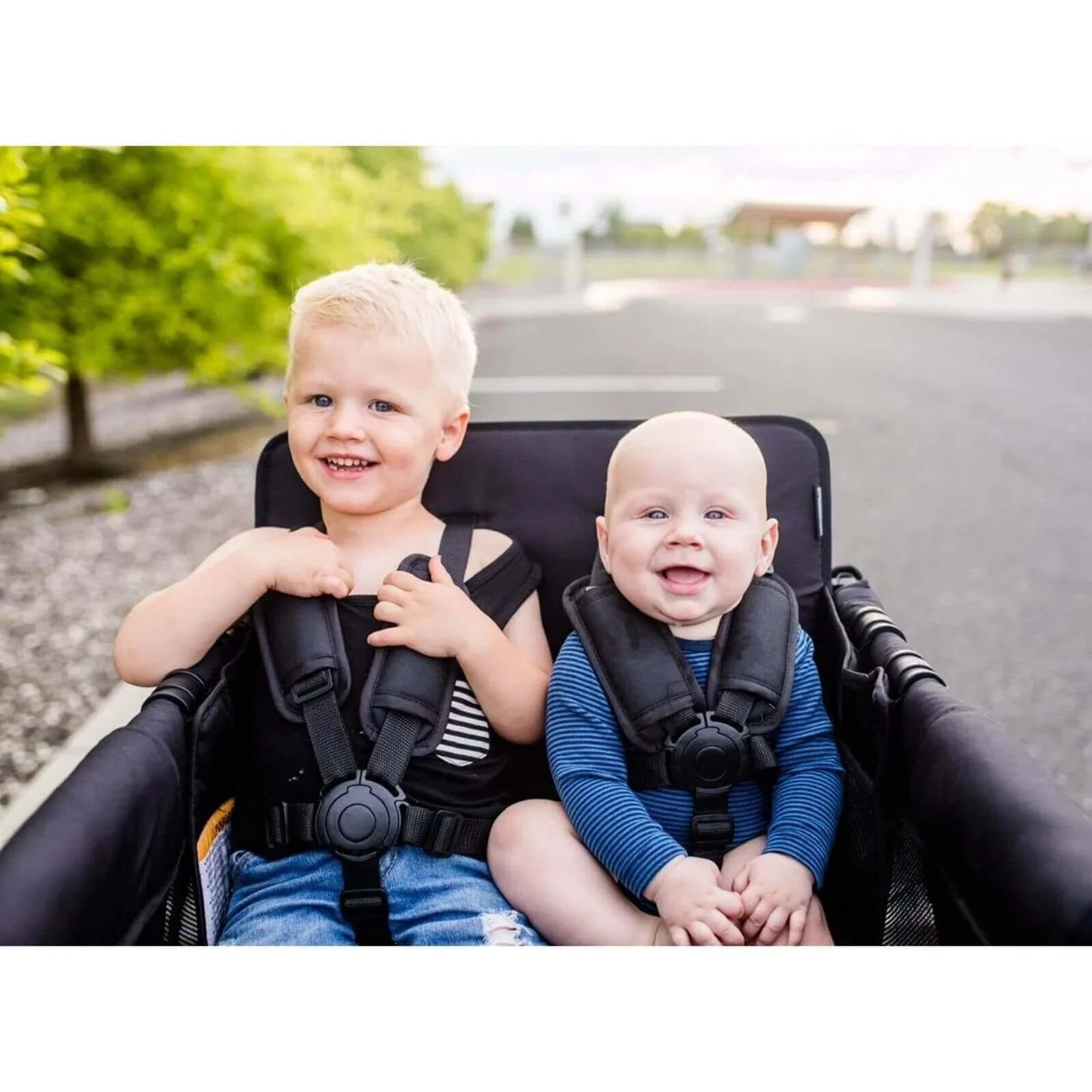 Wonderfold W4 Original Stroller Wagon - Volcanic Black - mezetto ebebek ebebek
