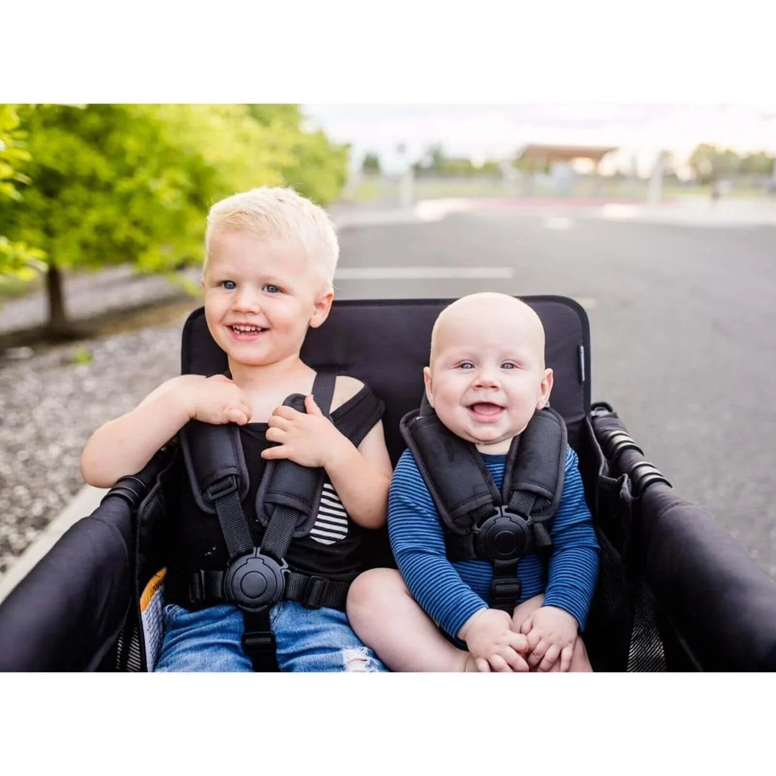 Wonderfold W4 Original Stroller Wagon - Volcanic Black - mezetto ebebek ebebek