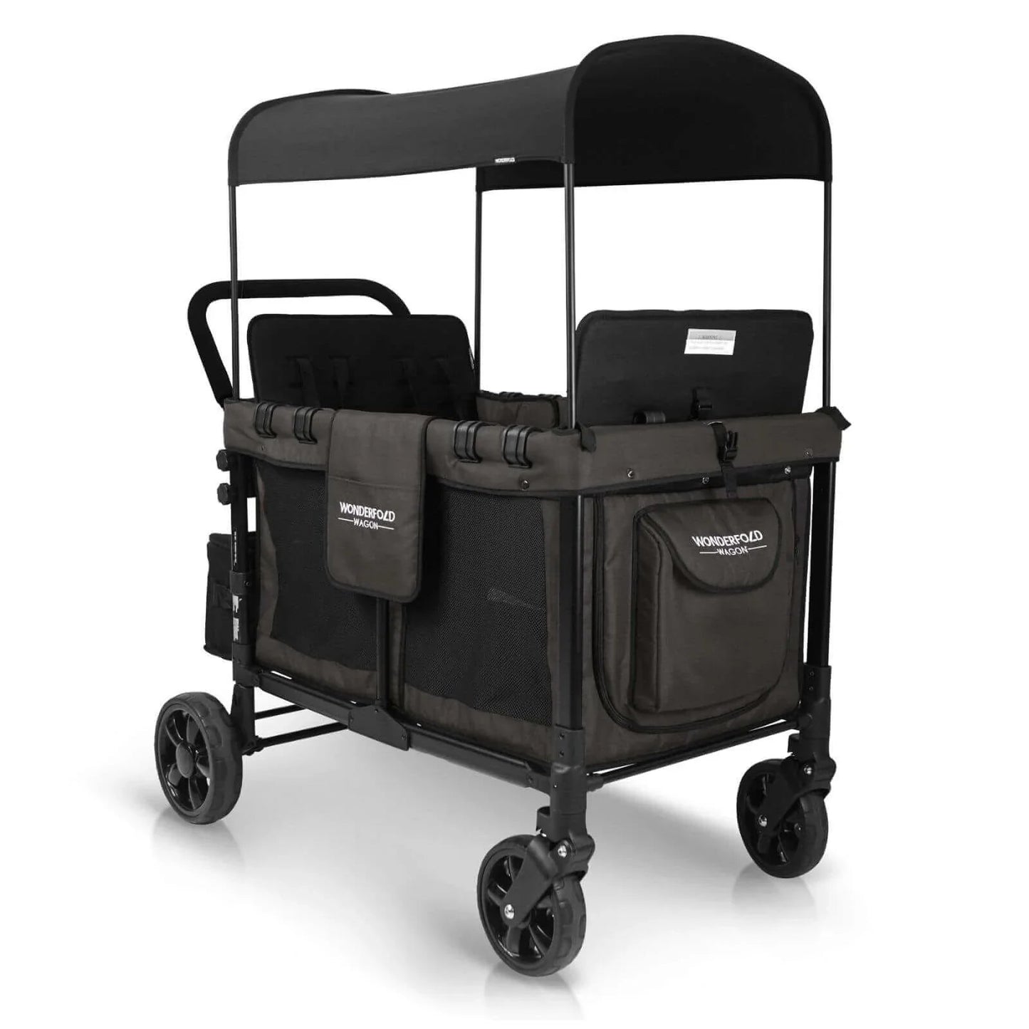 Wonderfold W4 Original Stroller Wagon - Volcanic Black - mezetto ebebek ebebek
