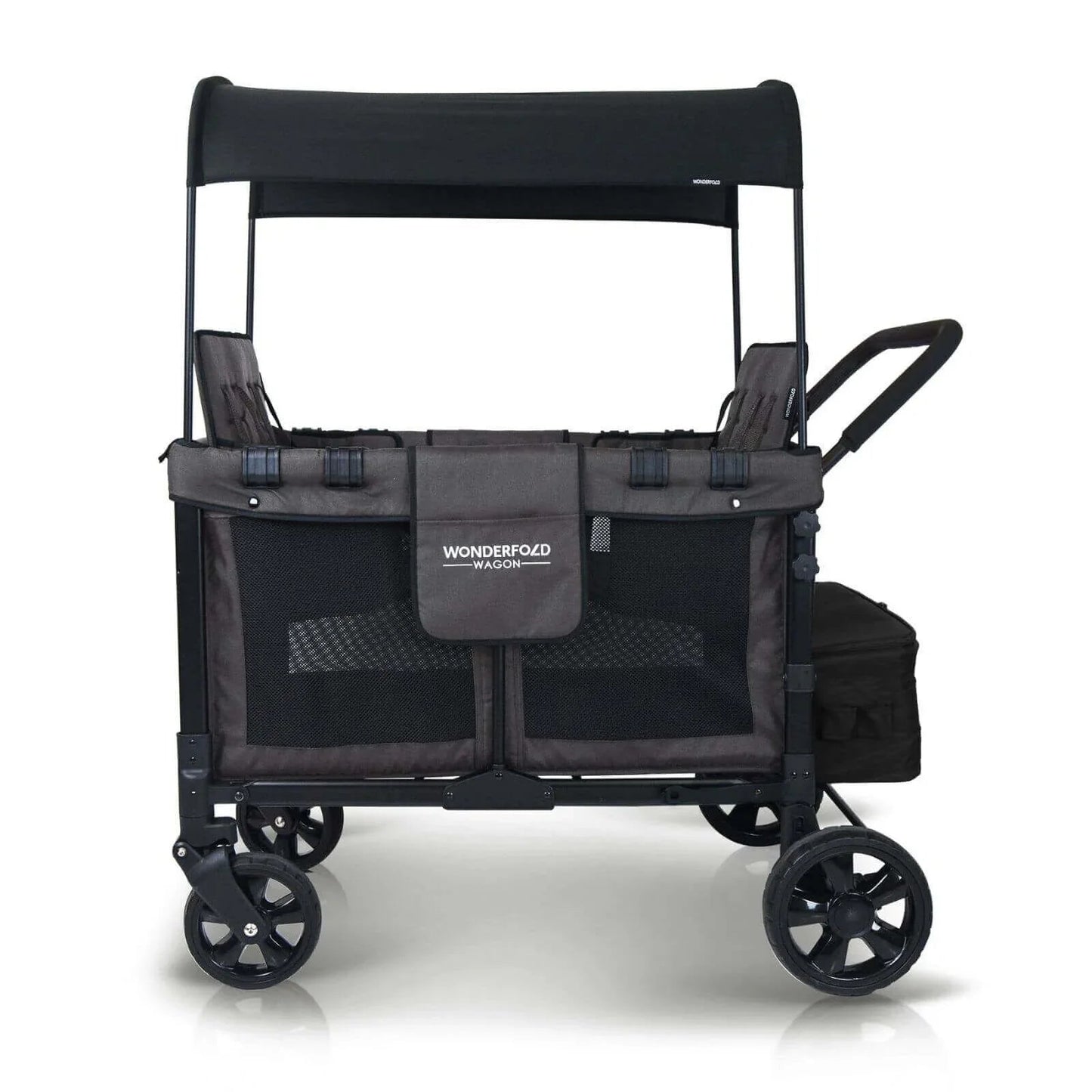 Wonderfold W4 Original Stroller Wagon - Volcanic Black - mezetto ebebek ebebek