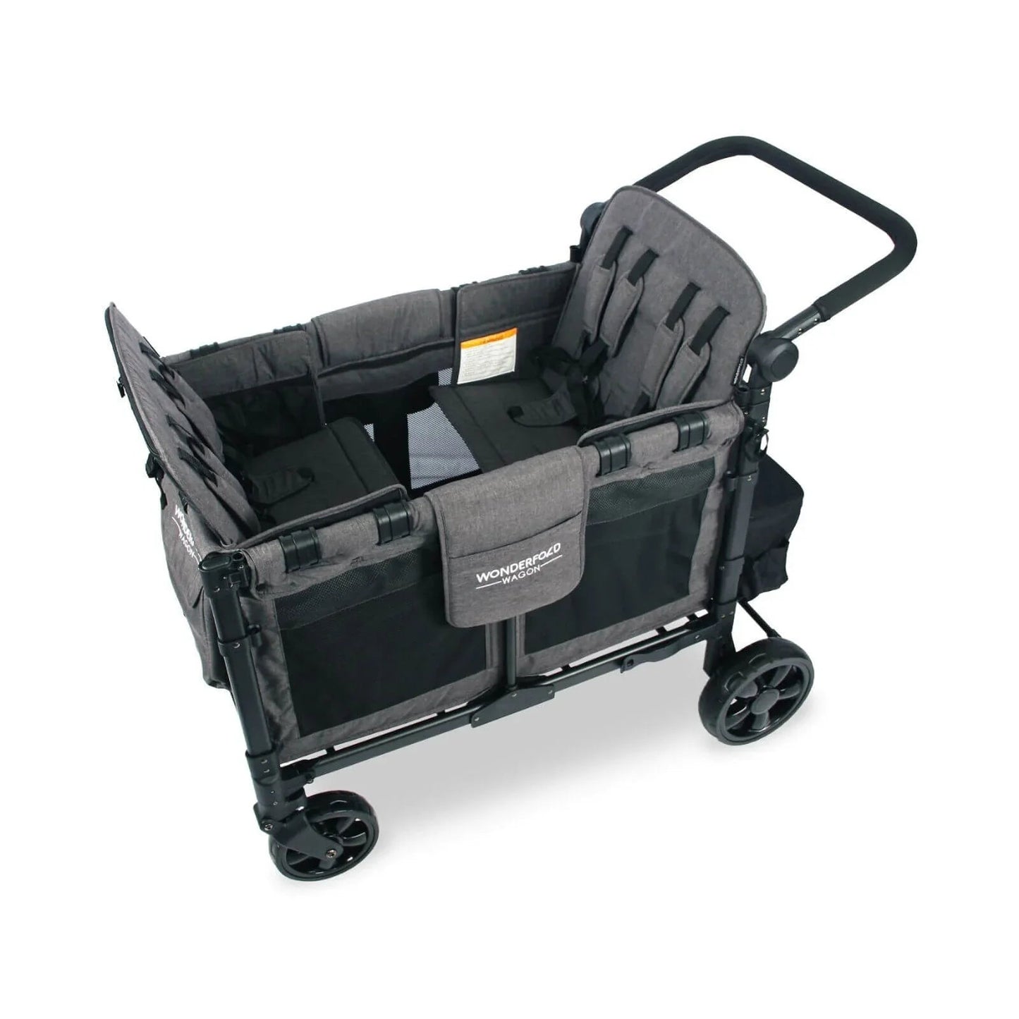 Wonderfold Wagon W4 Elite Quad Stroller Wagon - Charcoal Grey - mezetto ebebek ebebek