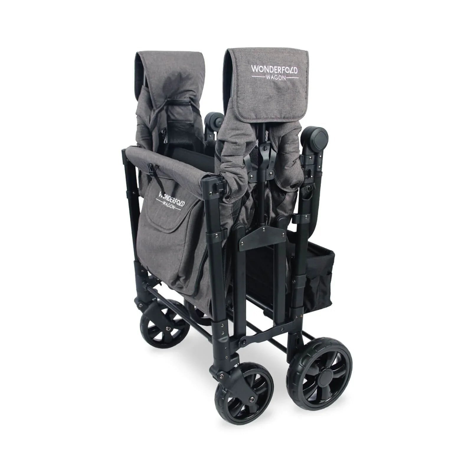 Wonderfold Wagon W4 Elite Quad Stroller Wagon - Charcoal Grey - mezetto ebebek ebebek