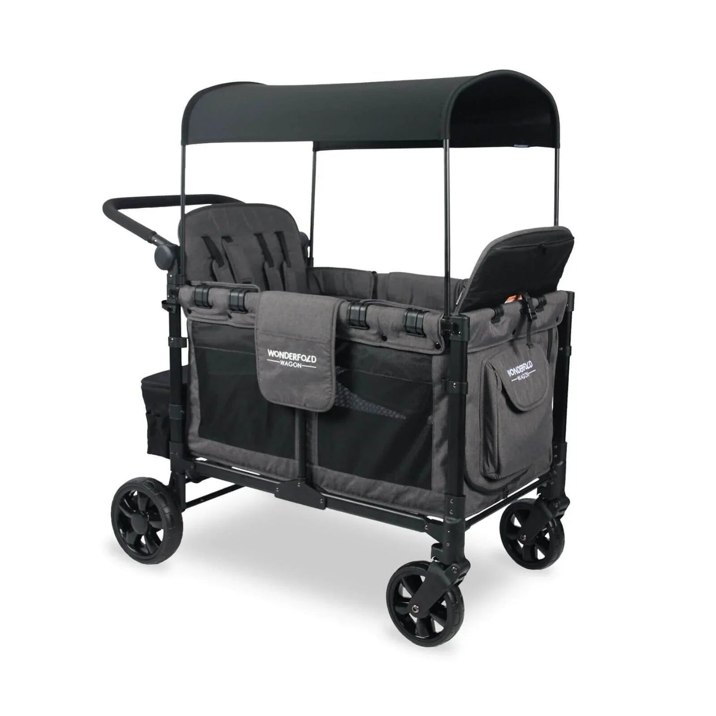 Wonderfold Wagon W4 Elite Quad Stroller Wagon - Charcoal Grey - mezetto ebebek ebebek