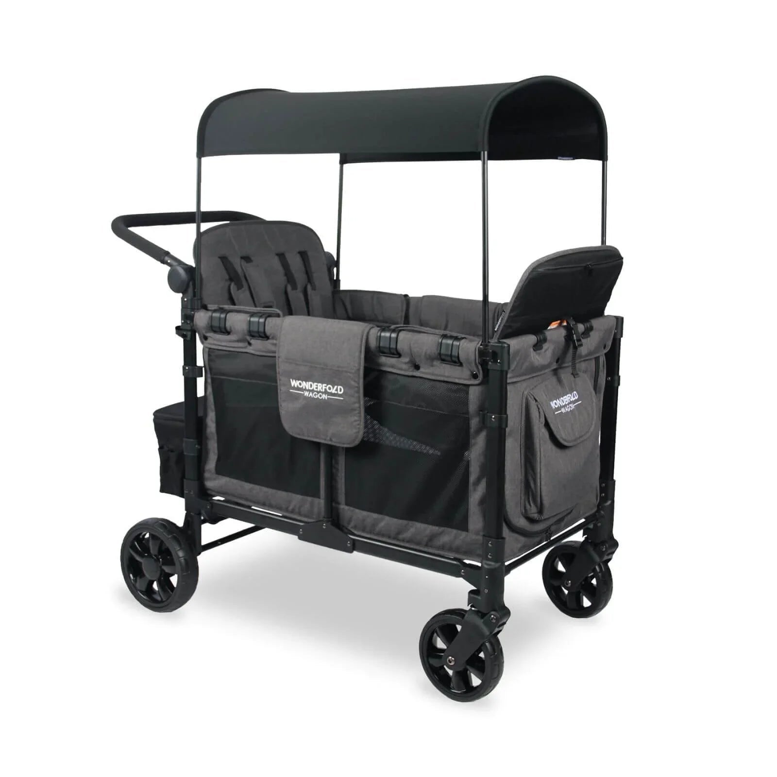 Wonderfold Wagon W4 Elite Quad Stroller Wagon - Charcoal Grey - mezetto ebebek ebebek