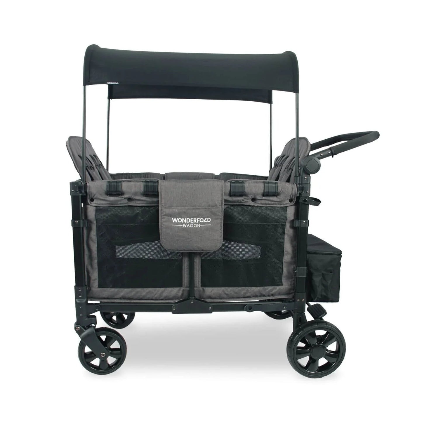 Wonderfold Wagon W4 Elite Quad Stroller Wagon - Charcoal Grey - mezetto ebebek ebebek