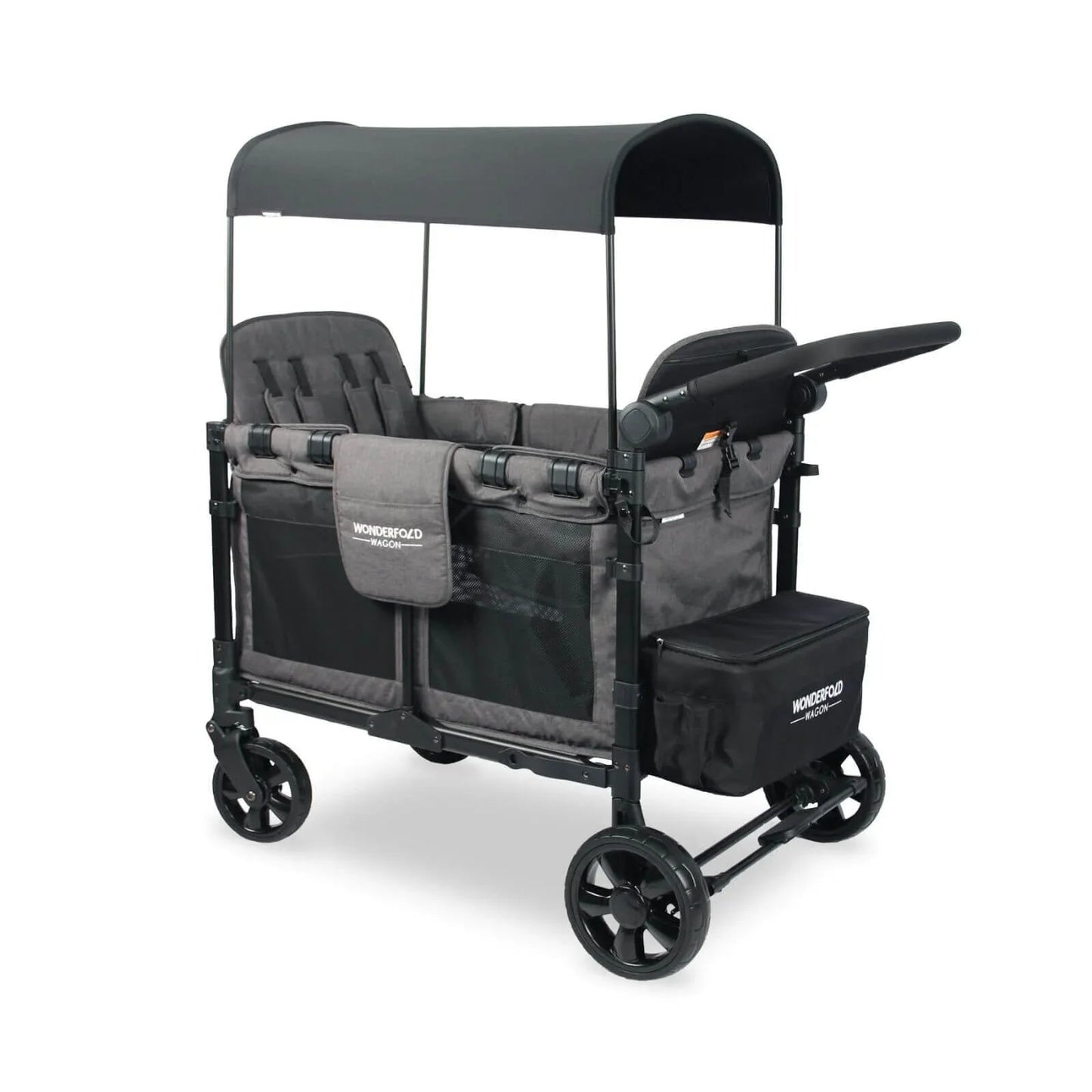 Wonderfold Wagon W4 Elite Quad Stroller Wagon - Charcoal Grey - mezetto ebebek ebebek