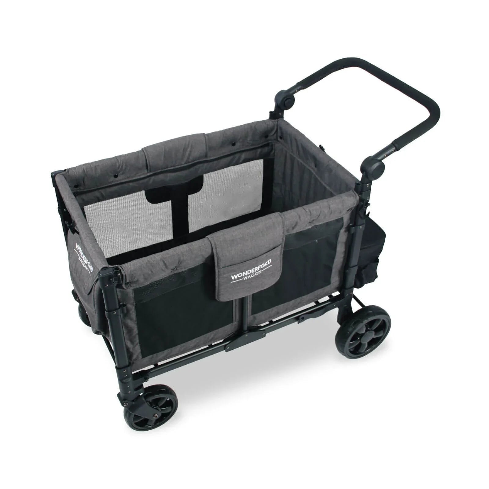 Wonderfold Wagon W4 Elite Quad Stroller Wagon - Charcoal Grey - mezetto ebebek ebebek