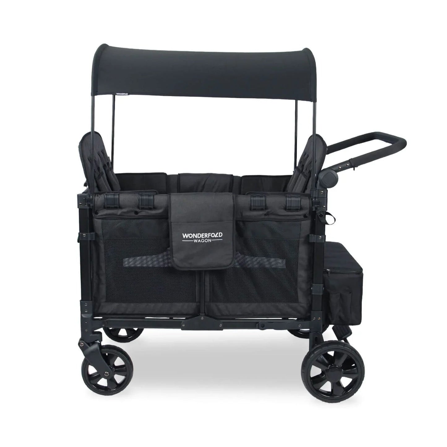Wonderfold Wagon W4 Elite Quad Stroller Wagon - Volcanic Black - mezetto ebebek ebebek