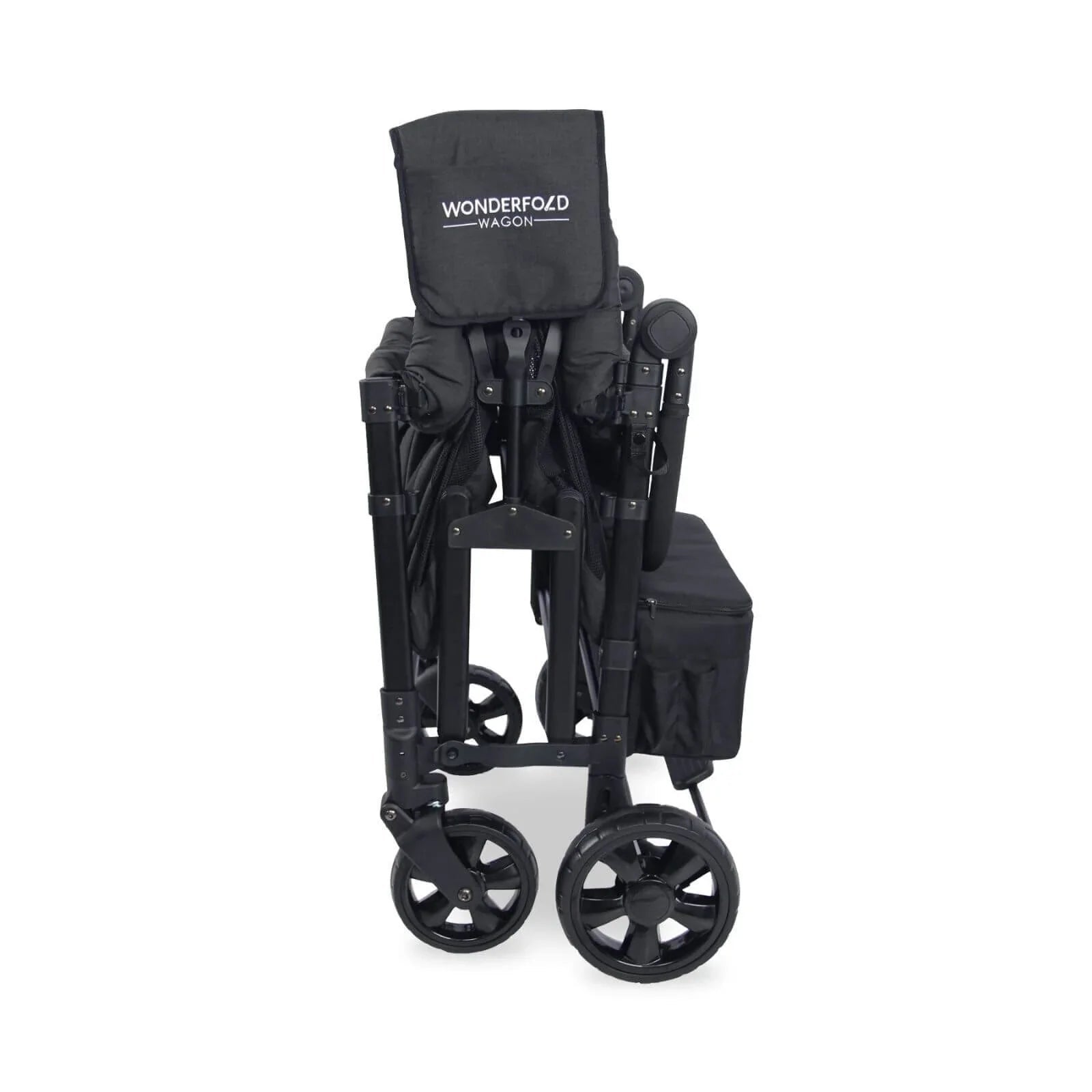 Wonderfold Wagon W4 Elite Quad Stroller Wagon - Volcanic Black - mezetto ebebek ebebek