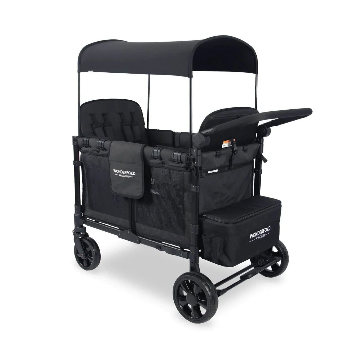 Wonderfold Wagon W4 Elite Quad Stroller Wagon - Volcanic Black - mezetto ebebek ebebek