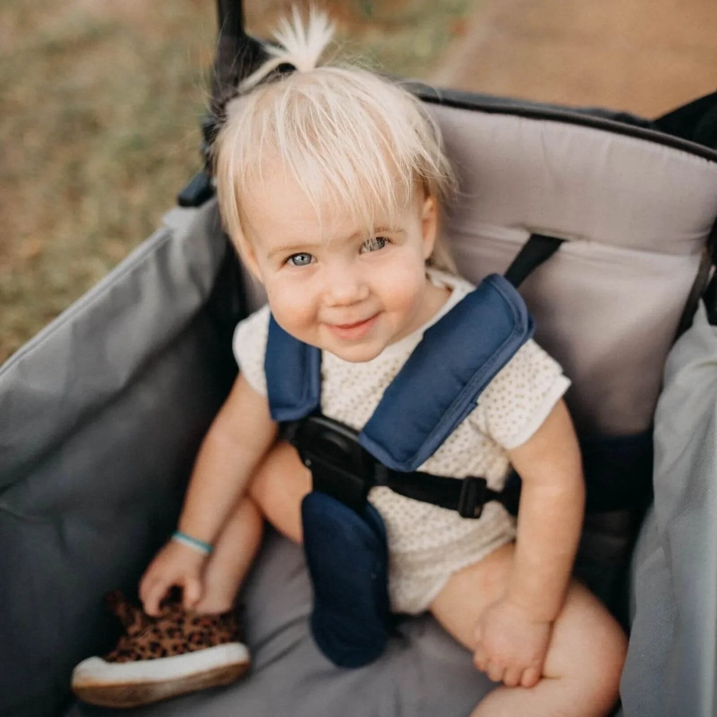 Wonderfold X2 Push & Pull Double Stroller Wagon - Midnight Blue - mezetto ebebek ebebek