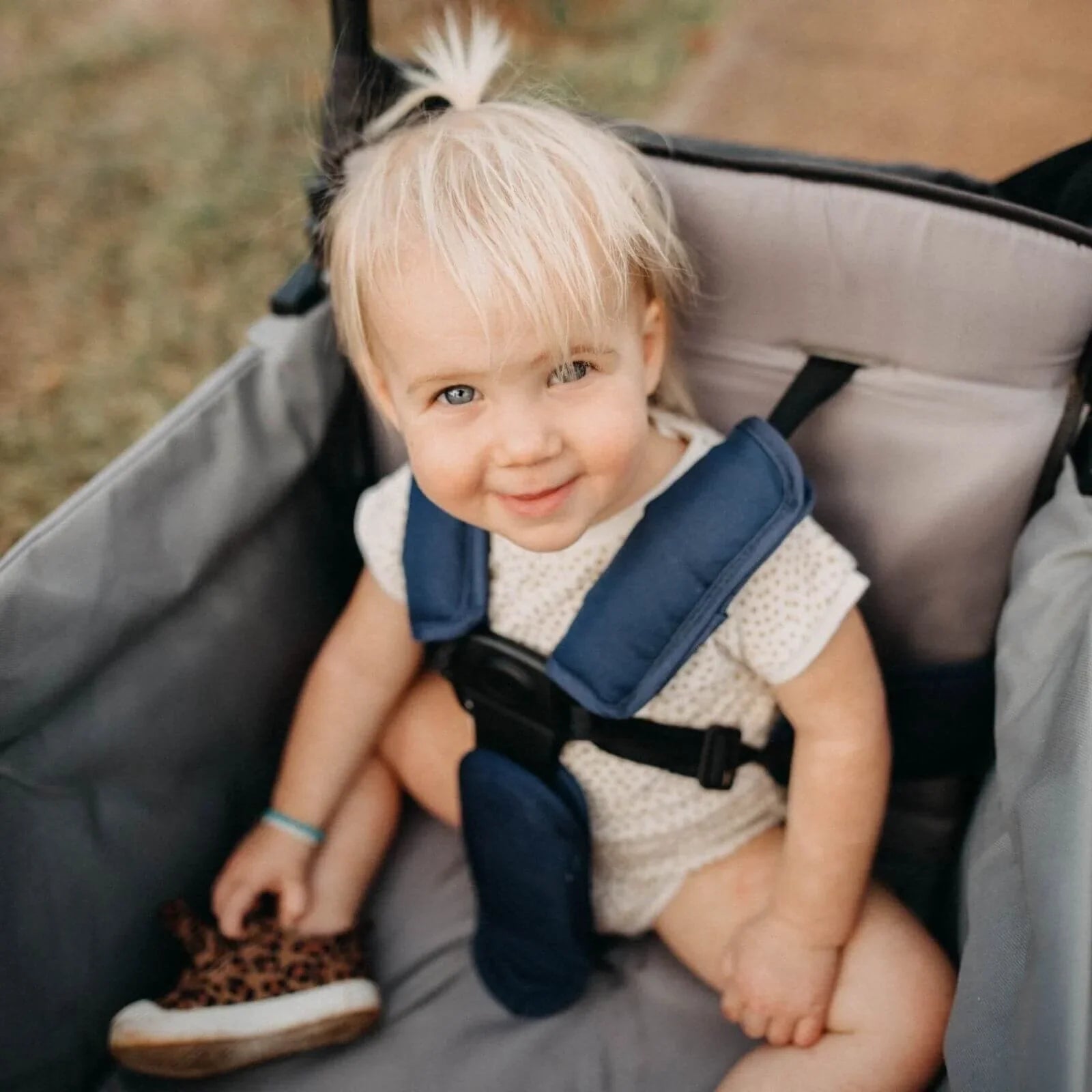 Wonderfold X2 Push & Pull Double Stroller Wagon - Midnight Blue - mezetto ebebek ebebek