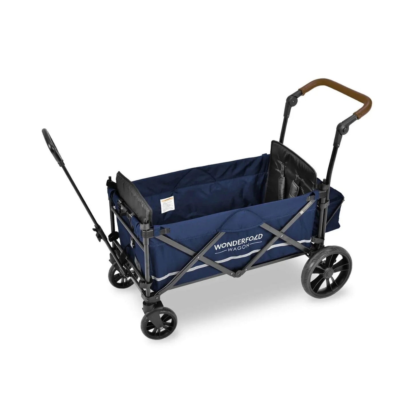 Wonderfold X2 Push & Pull Double Stroller Wagon - Midnight Blue - mezetto ebebek ebebek